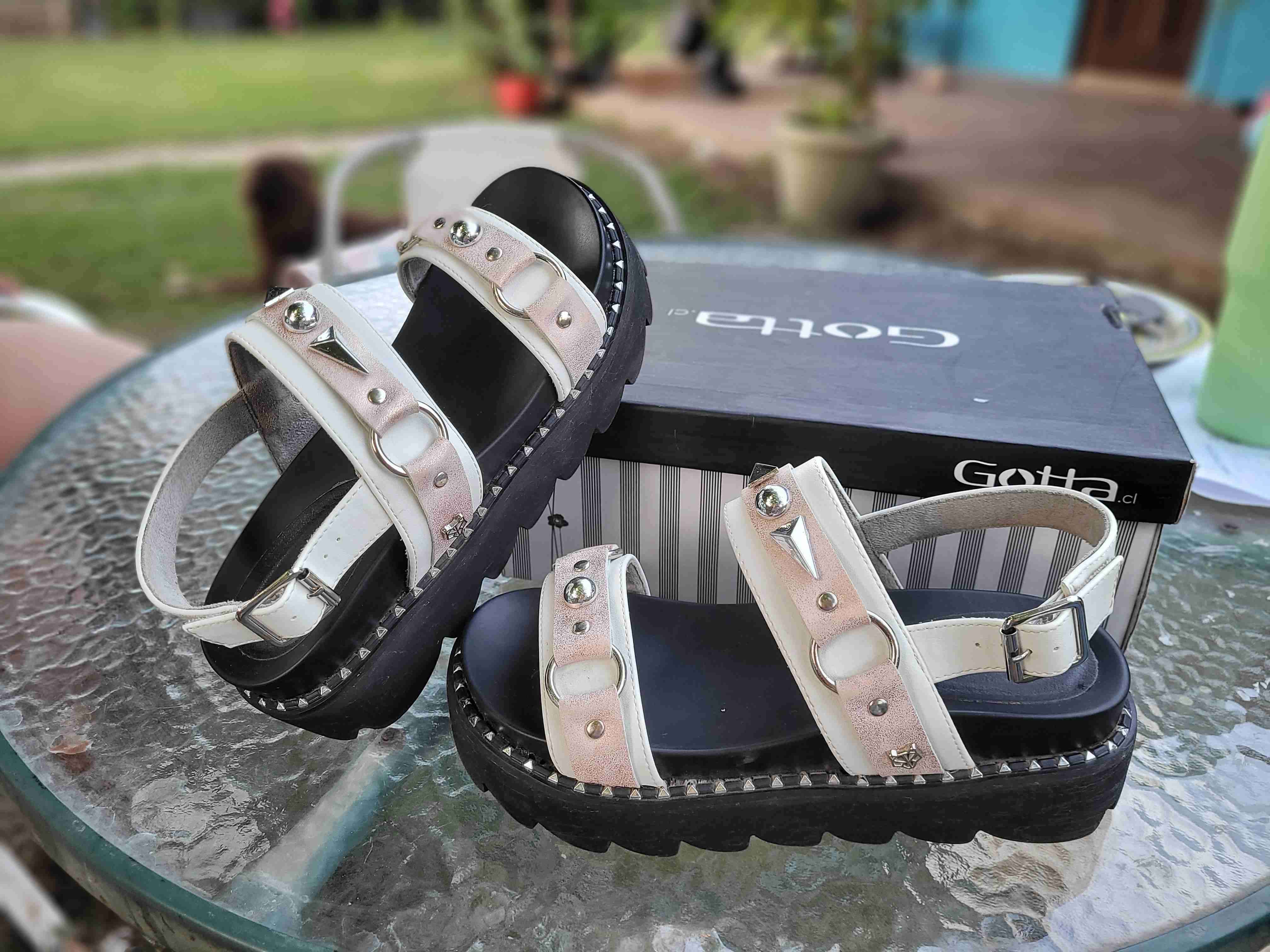 Sandalias plataforma blancas - 2