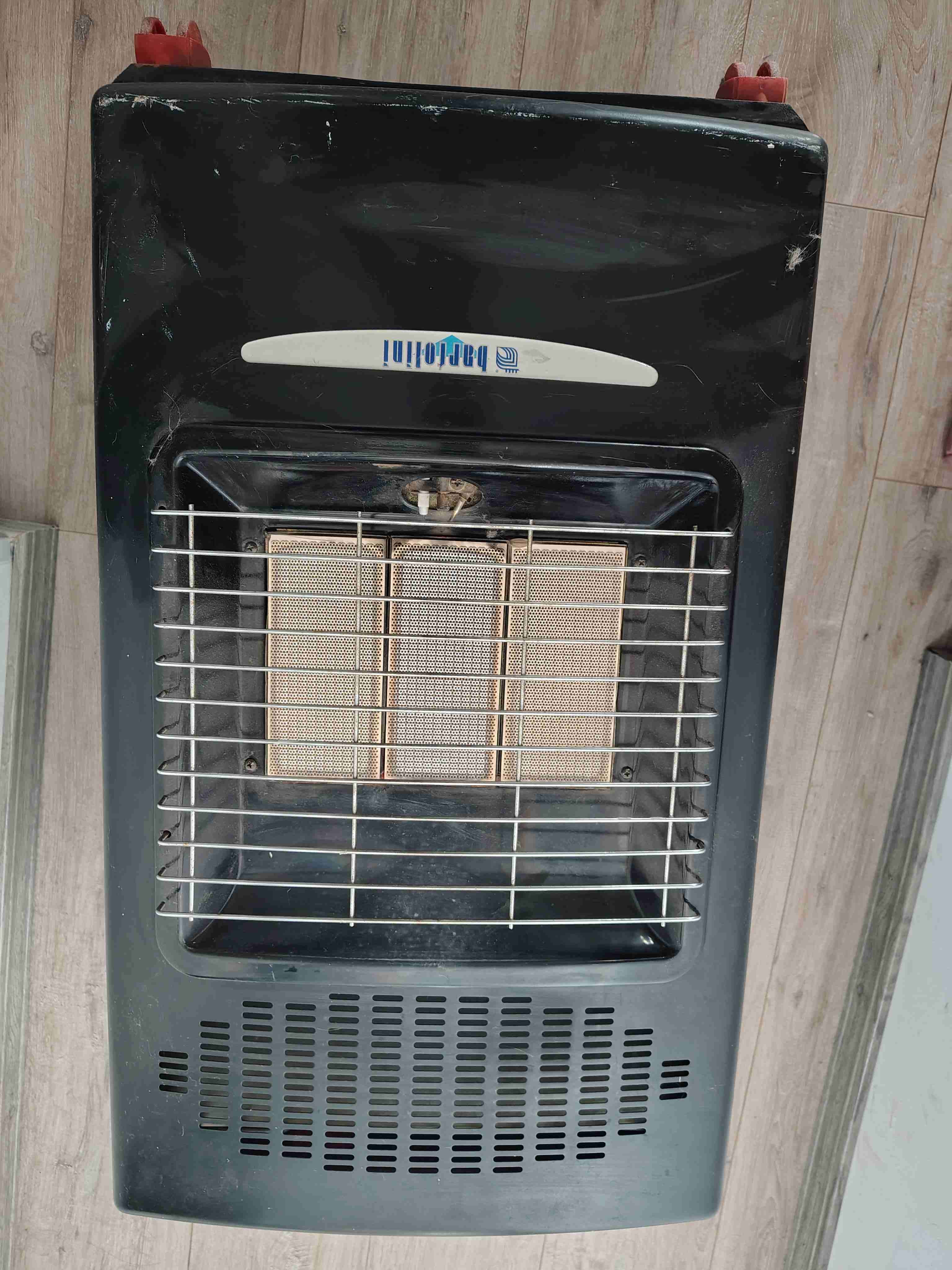 Estufa a gas Bartolini negra - miniatura 2