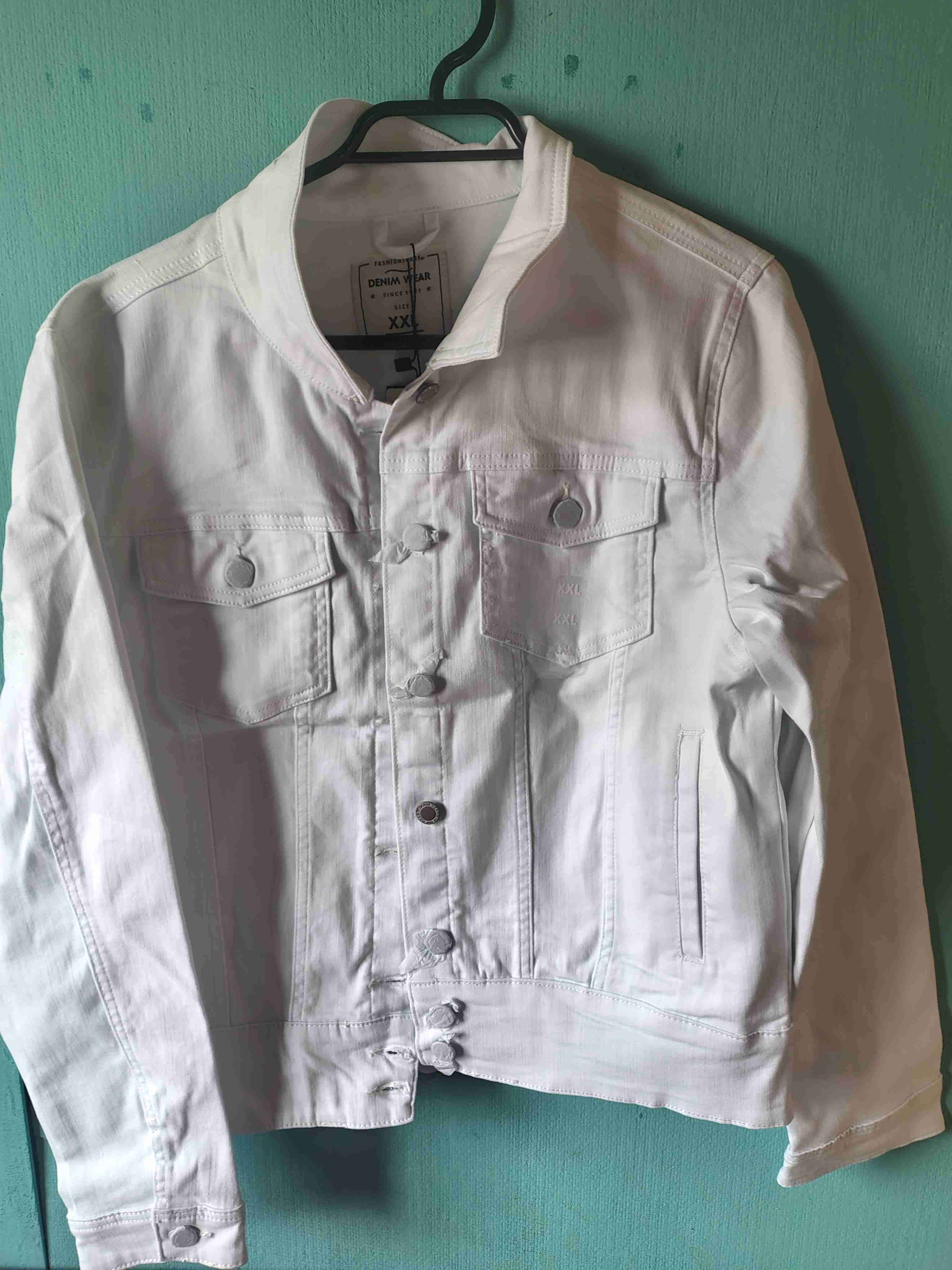 Chaqueta de mezclilla blanca - miniatura 2
