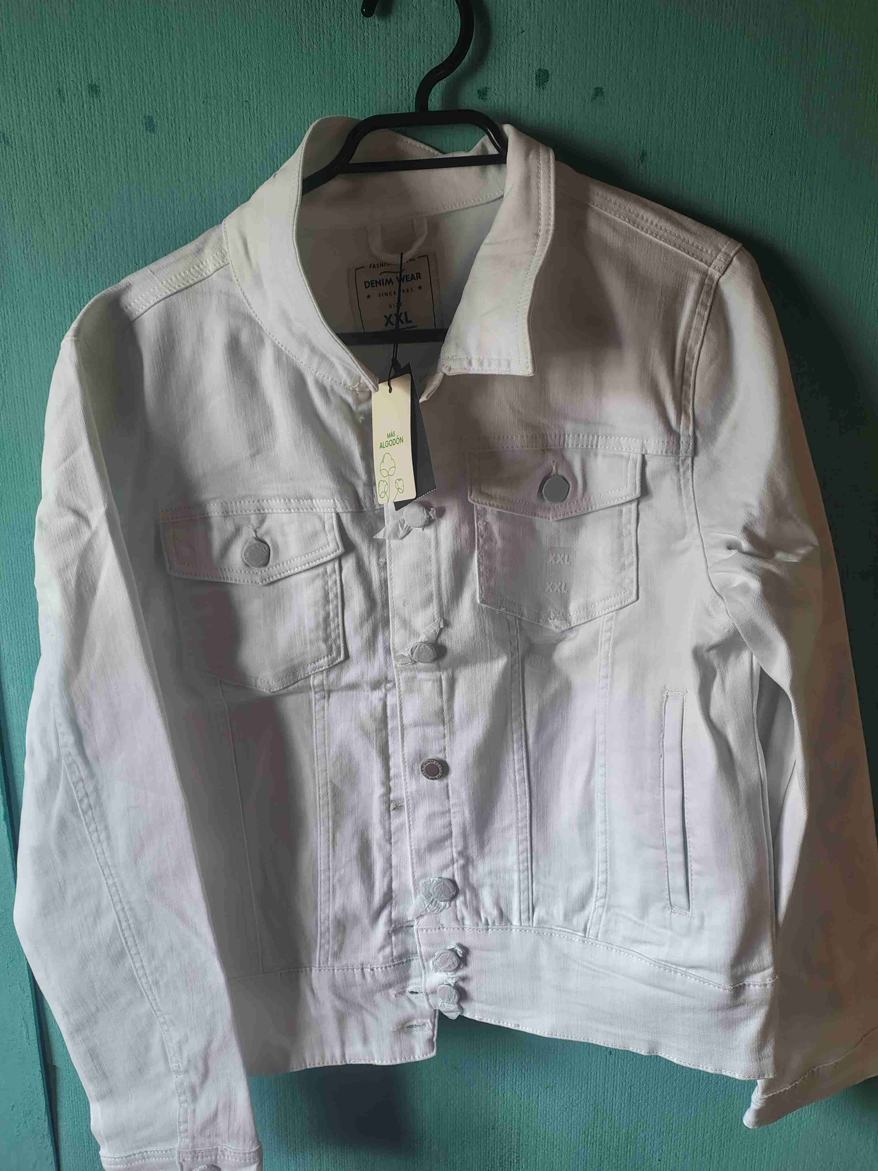 Chaqueta de mezclilla blanca - miniatura 3