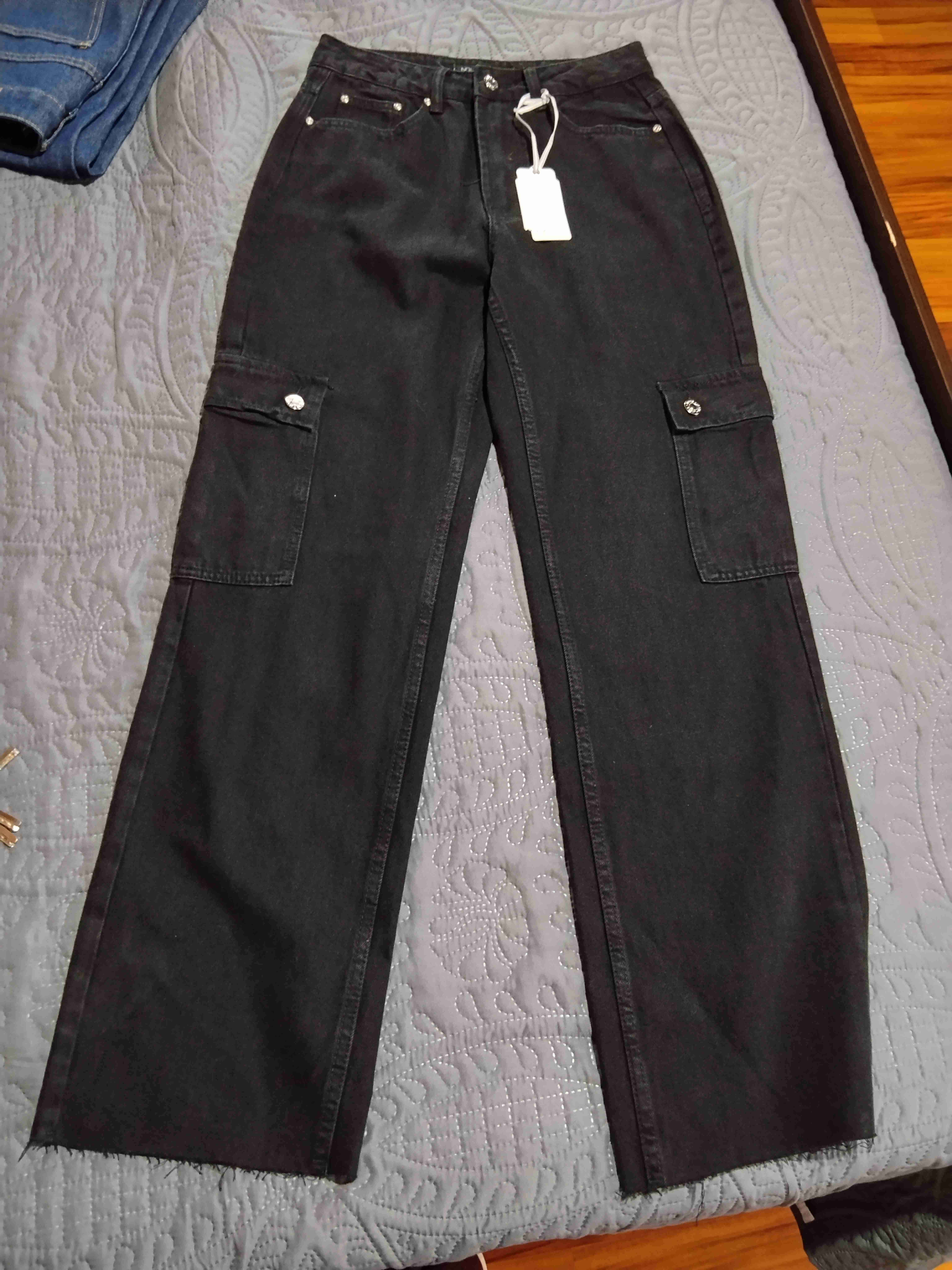 Jeans cargo negros talla 36, 38 y 40 - miniatura 6