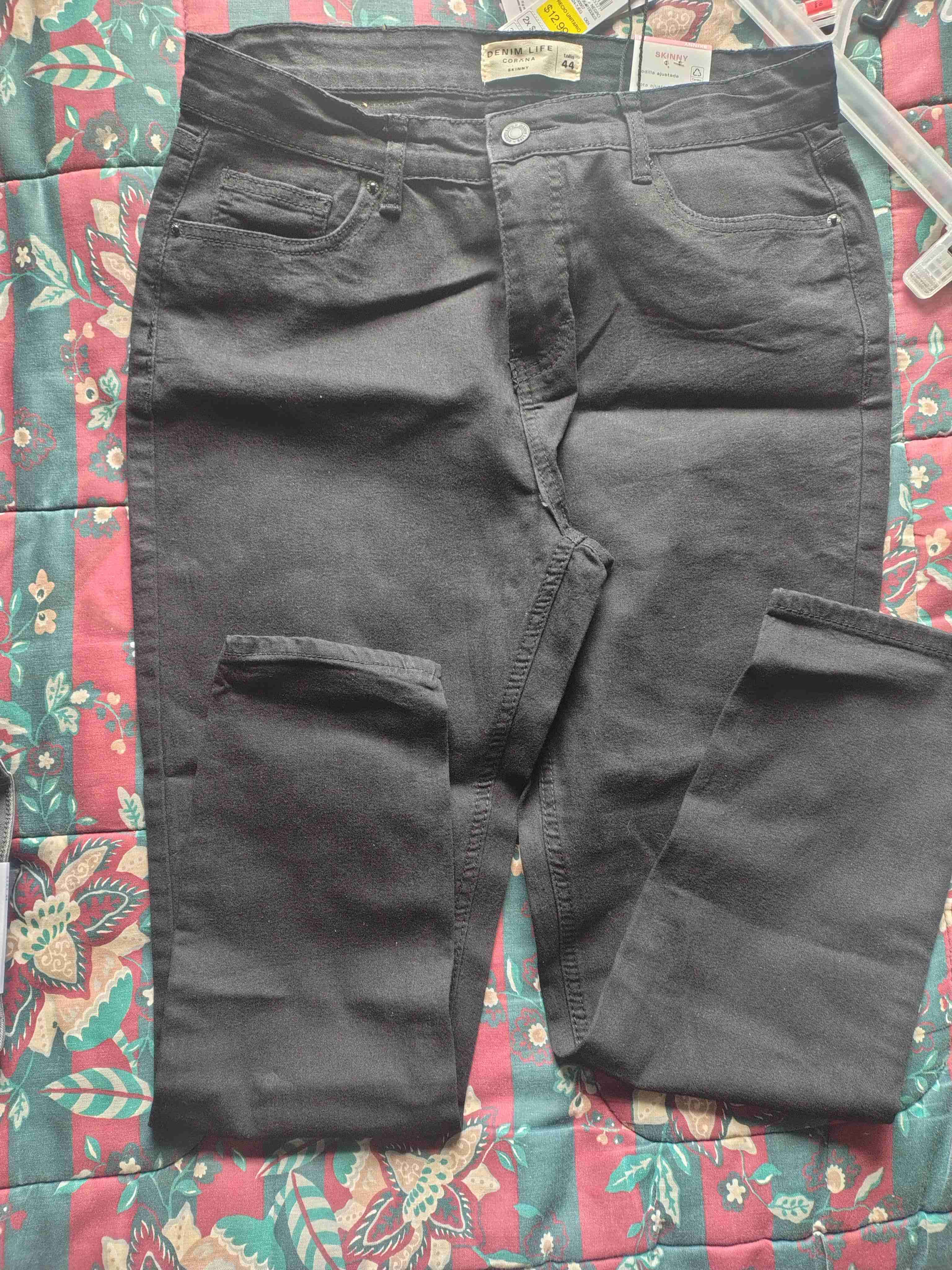 Jeans negros skinny mujer - miniatura 2