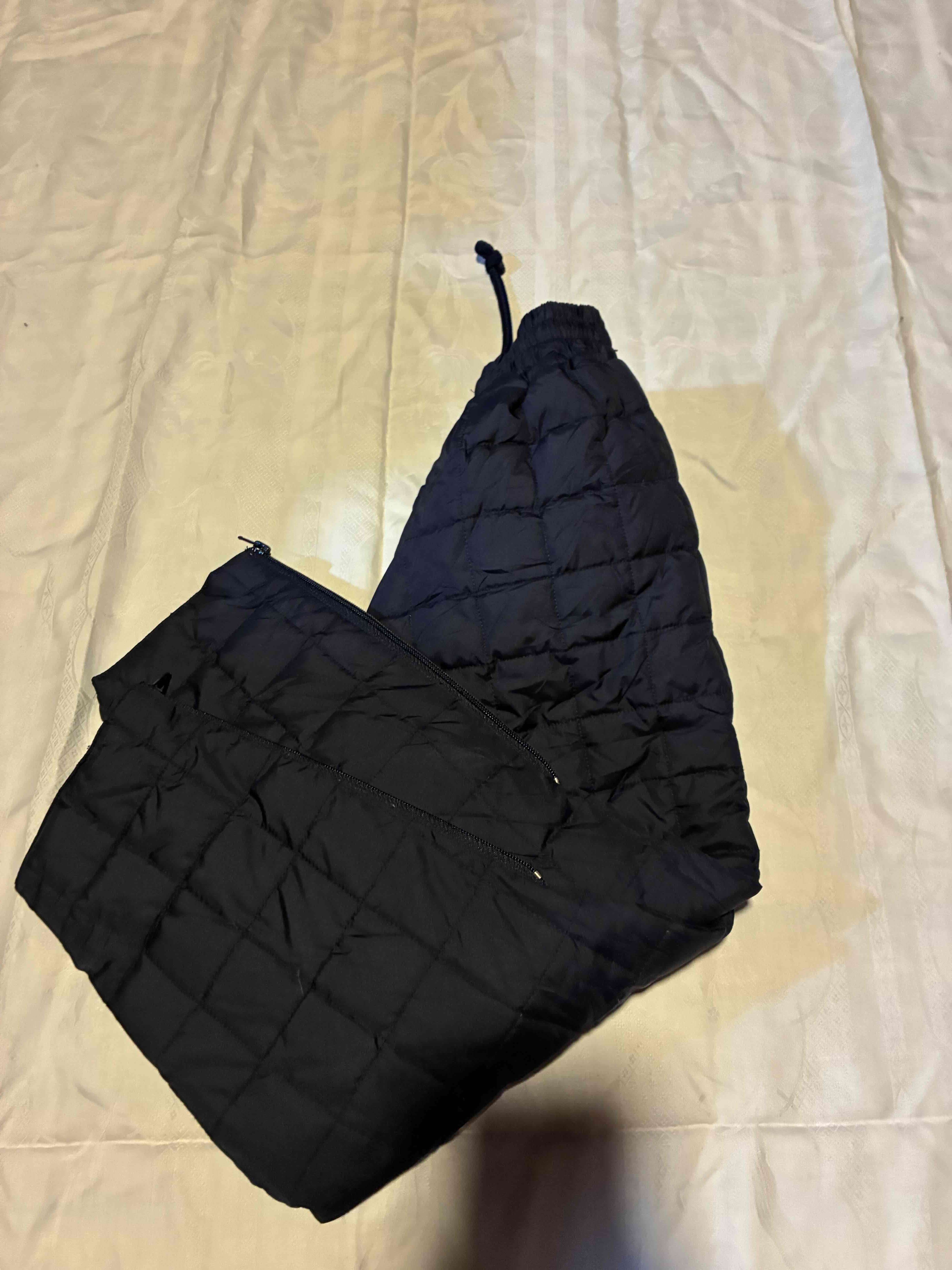 Pantalones acolchados negros para la nieve - miniatura 3