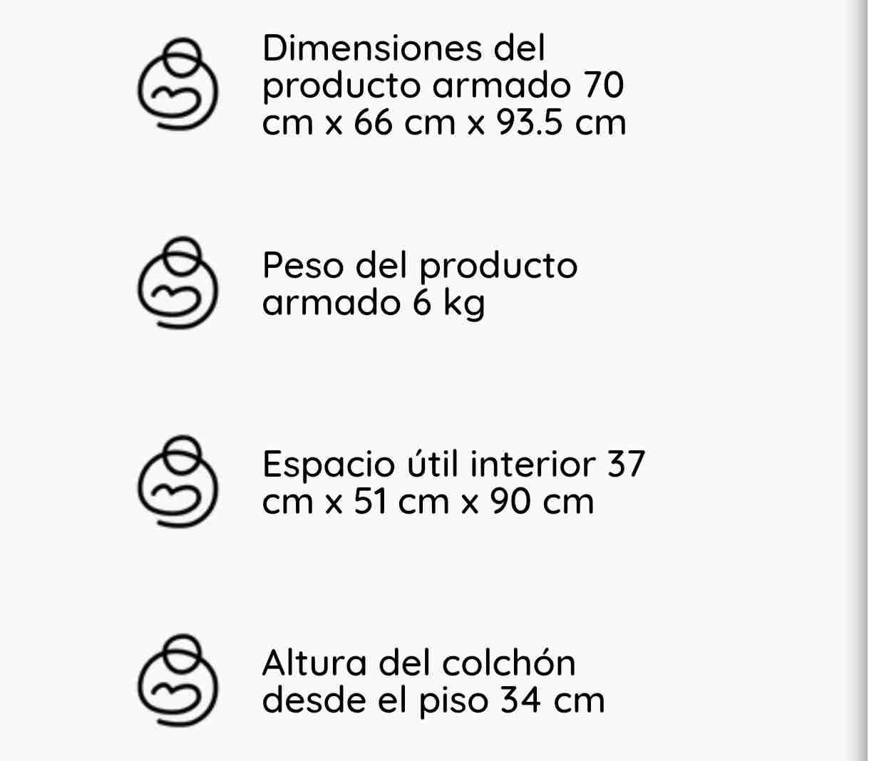 Cuna colecho con cojín de lactancia - miniatura 3