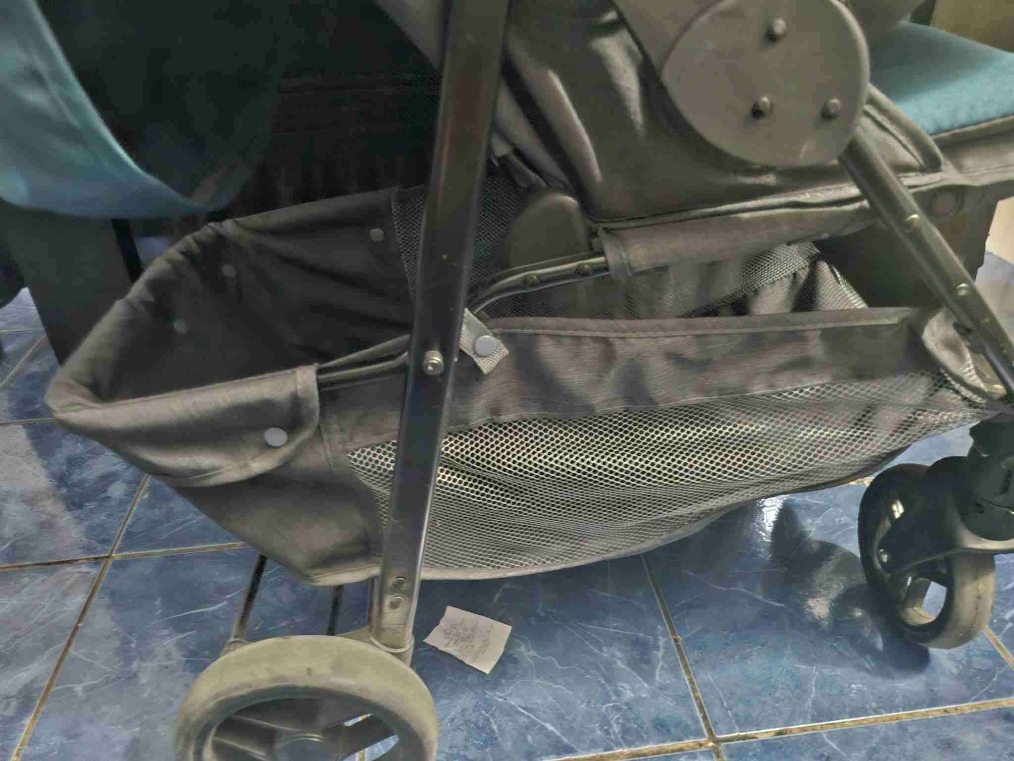 Coche de bebé plegable azul - miniatura 3