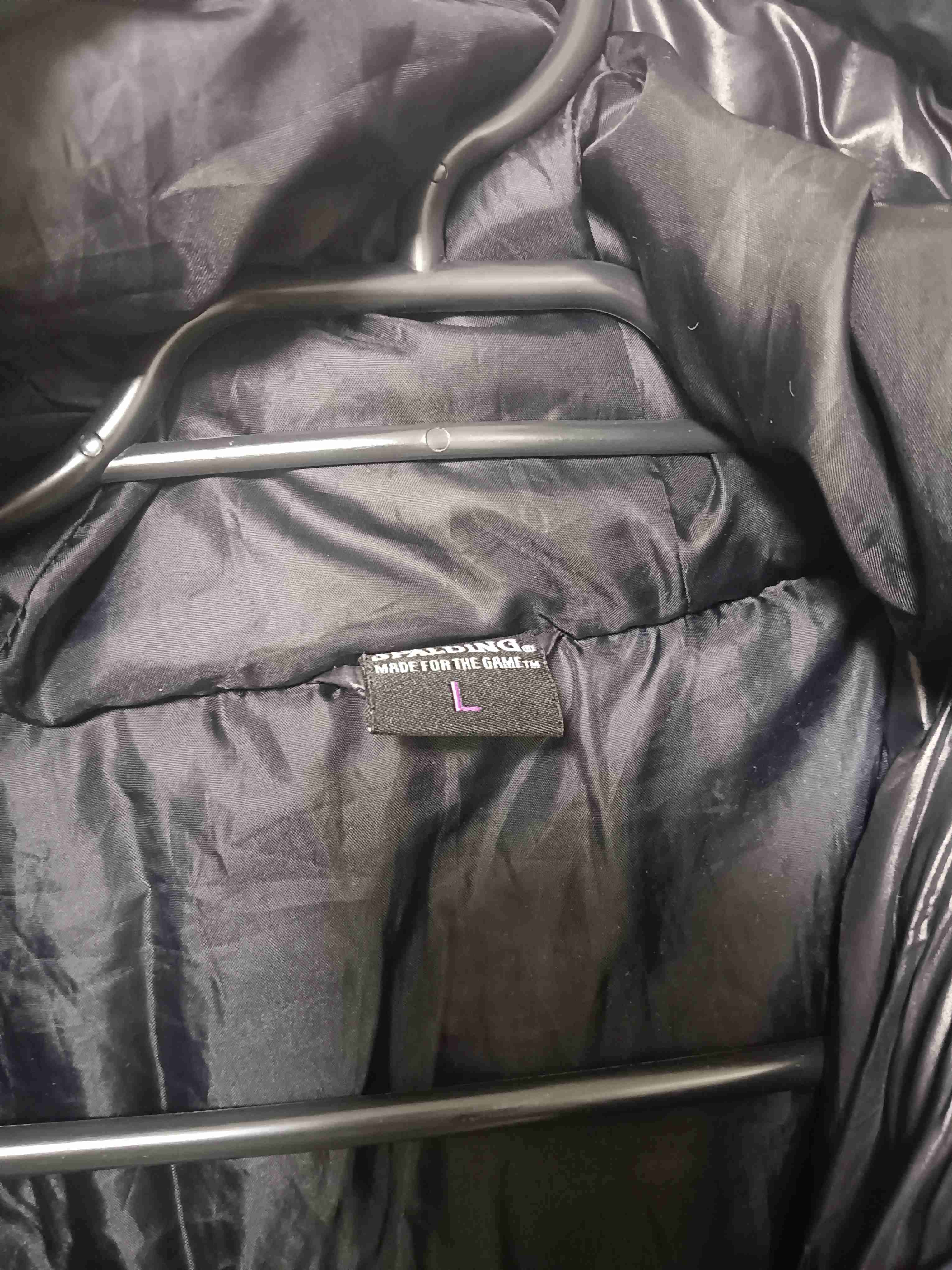 Parka negra Spalding con capucha - miniatura 2