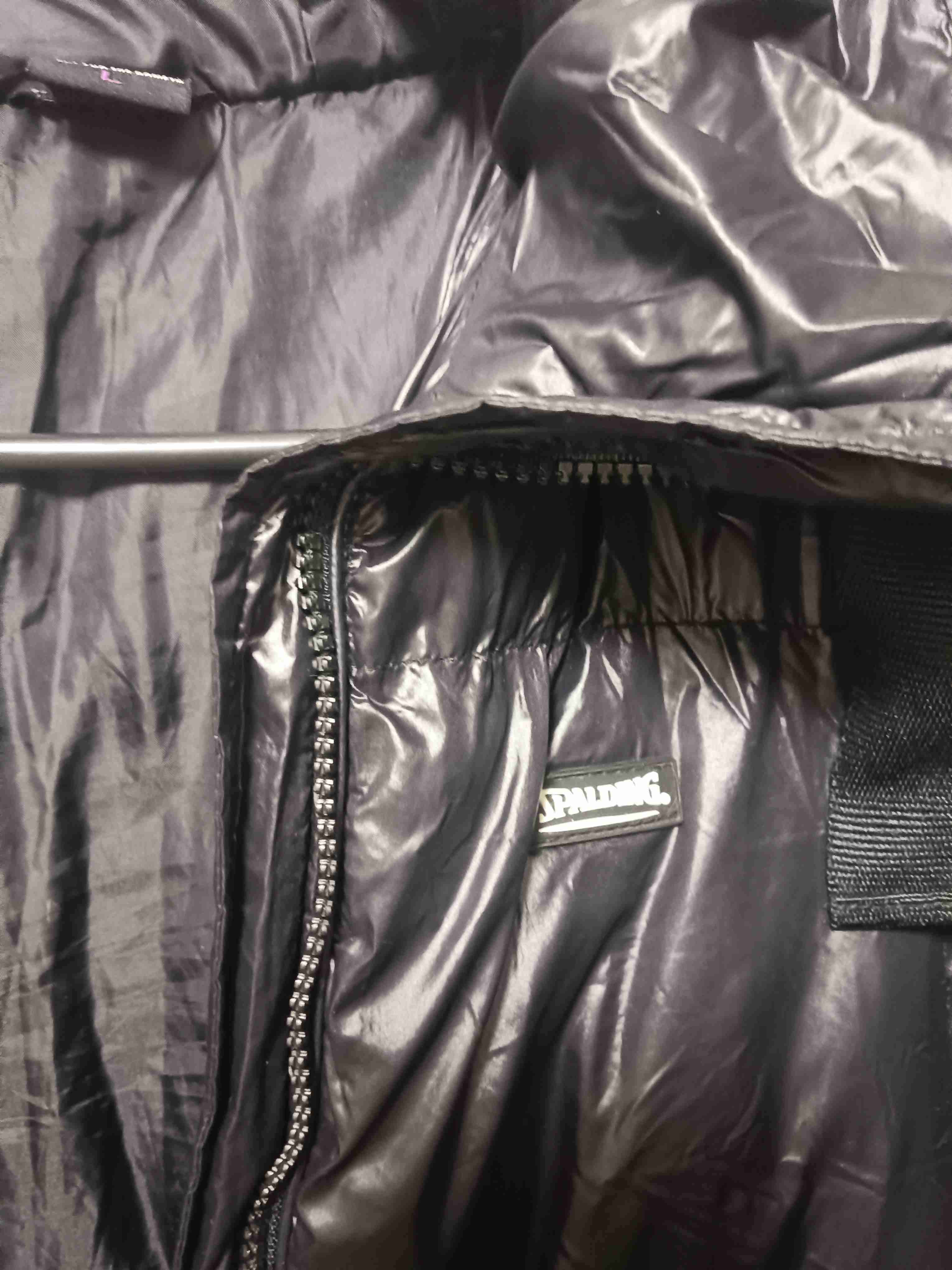 Parka negra Spalding con capucha - miniatura 3