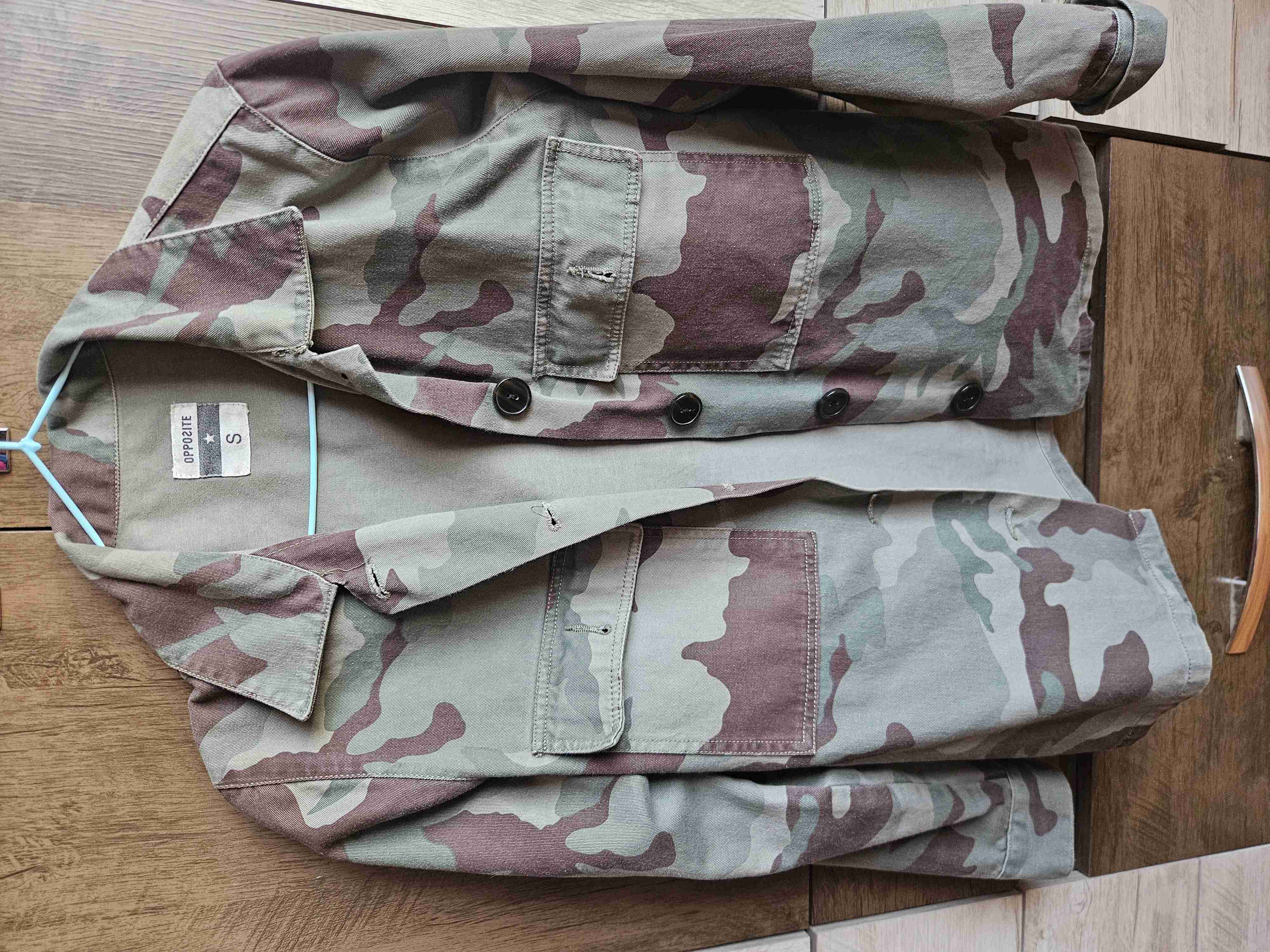 Chaqueta camuflaje verde militar - miniatura 1