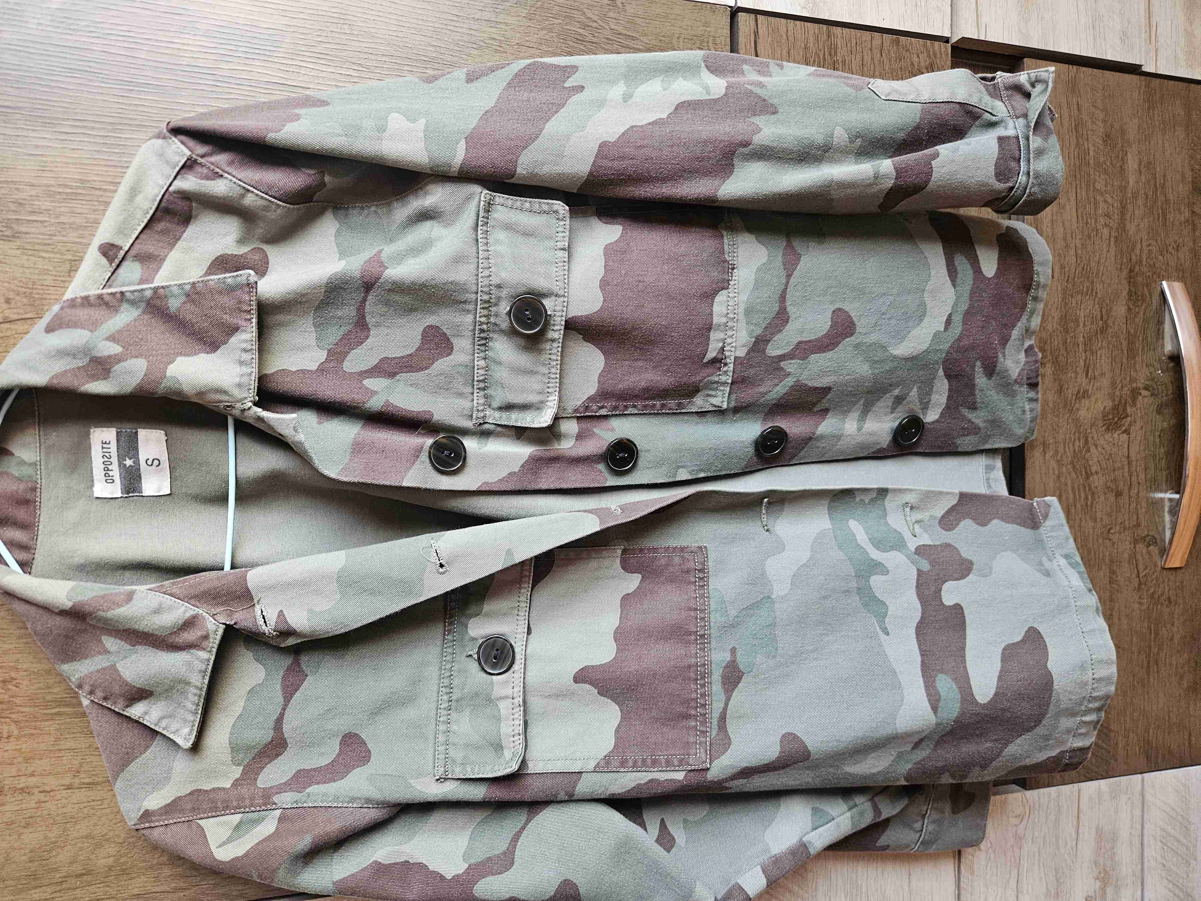 Chaqueta camuflaje verde militar - miniatura 3