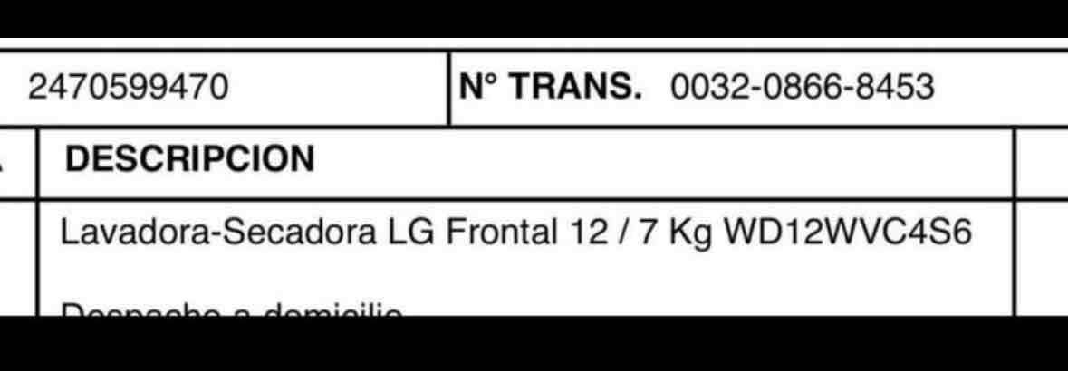 Lavadora y secadora LG 2 en 1 - miniatura 4