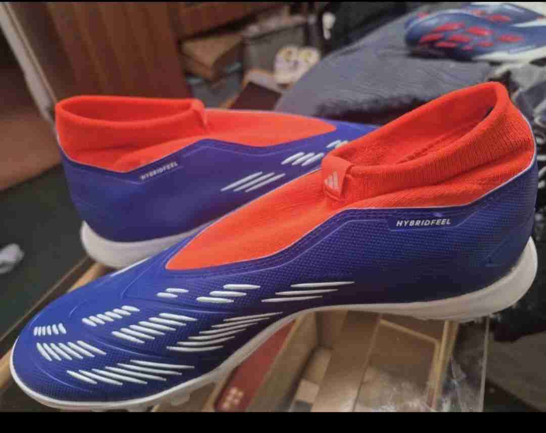 Zapatillas deportivas azul y naranja - 3