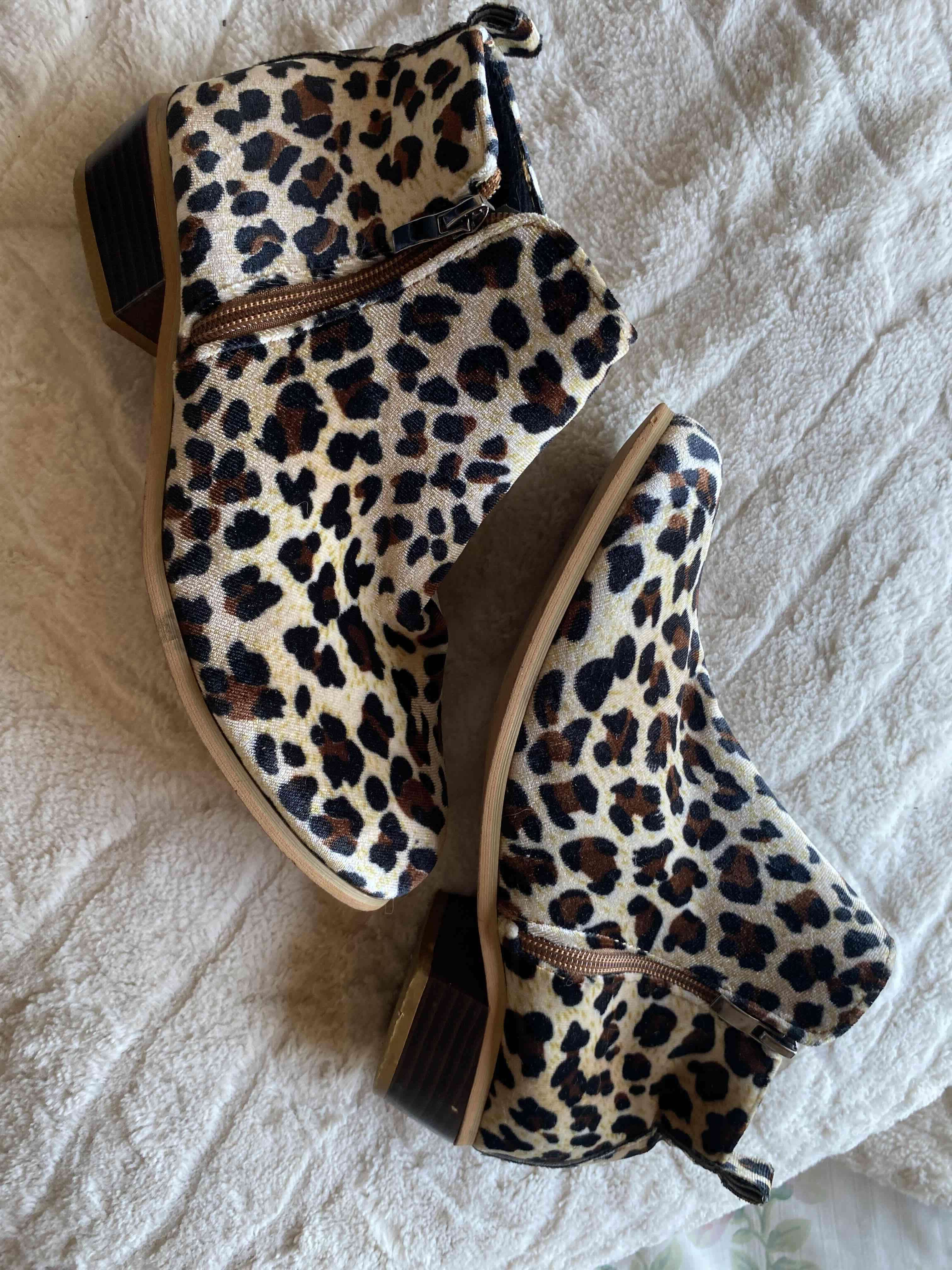 Botines estampado leopardo - miniatura 1