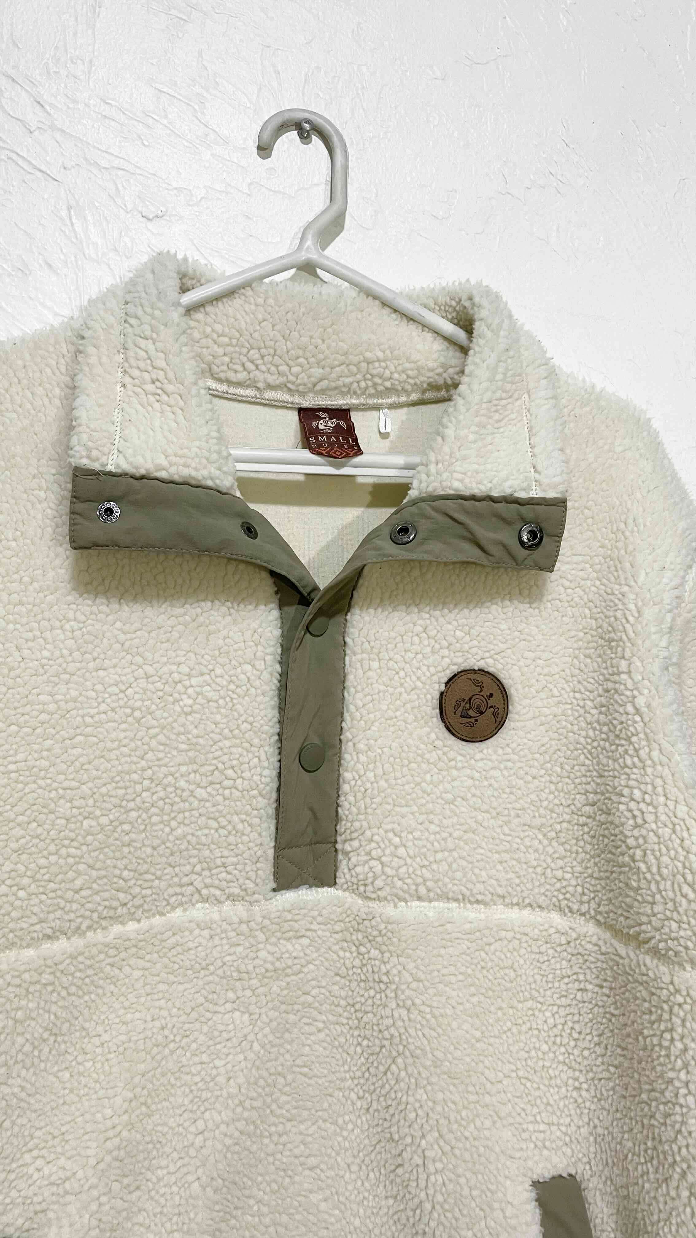 Chaqueta de chiporro beige mujer, S, haka honu - miniatura 5