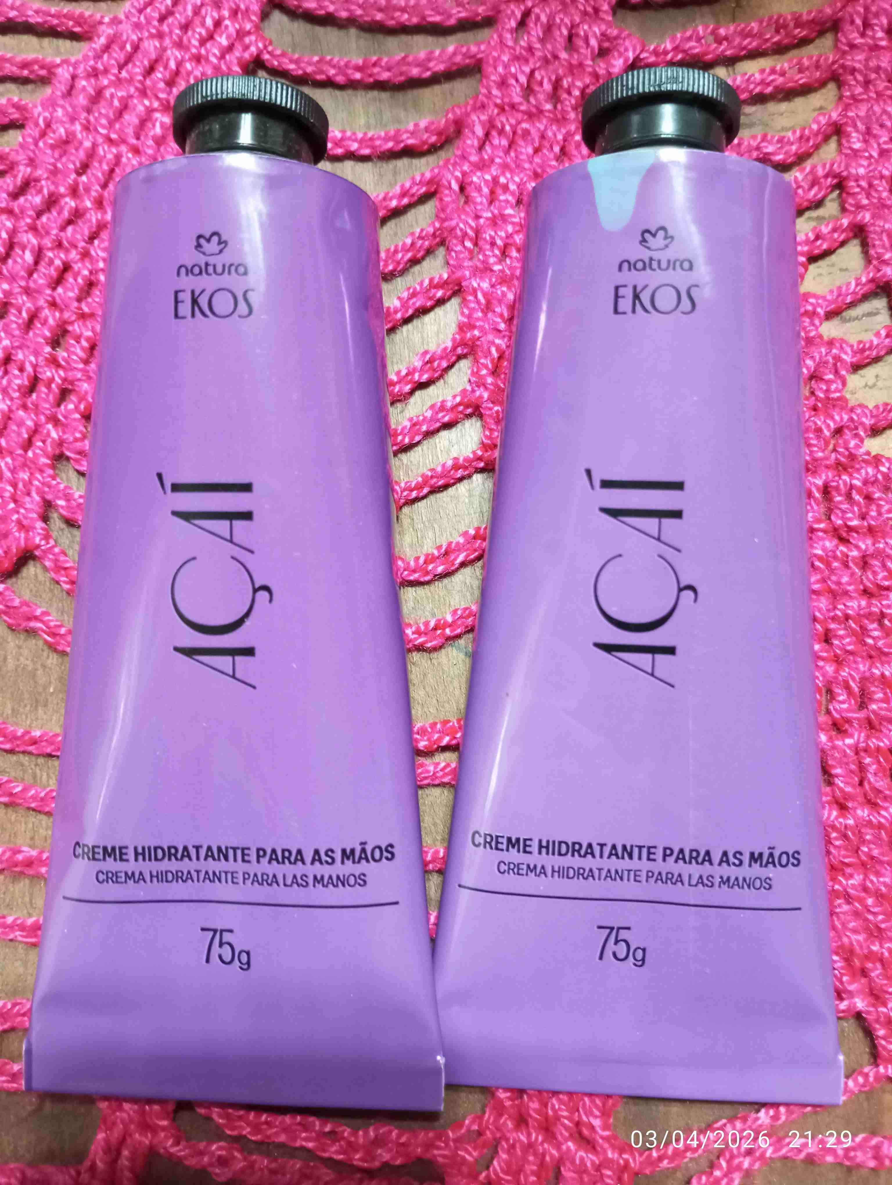 Crema hidratante Natura Ekos Açaí