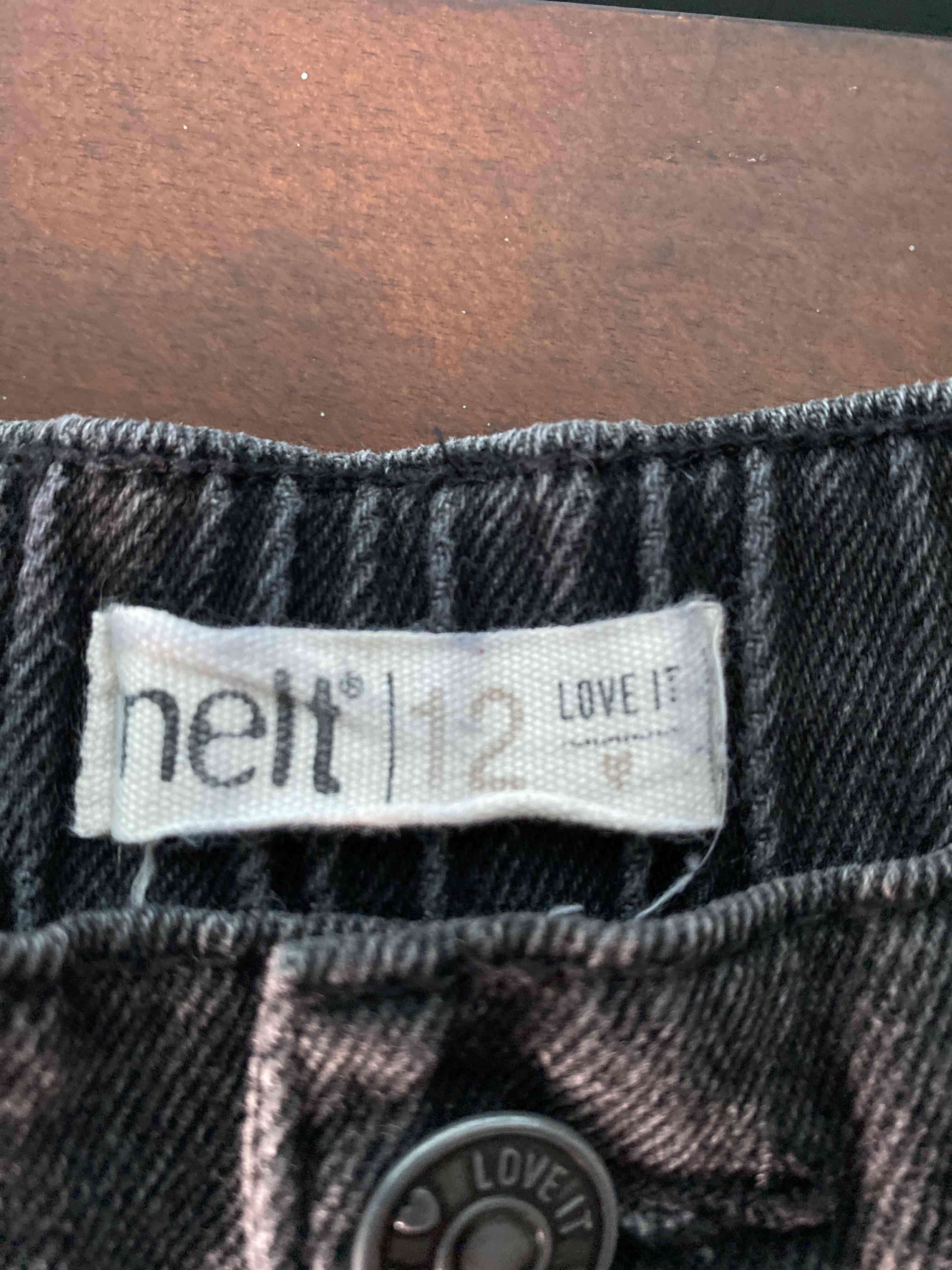 Bermuda  mezclilla negra Juvenil - miniatura 2