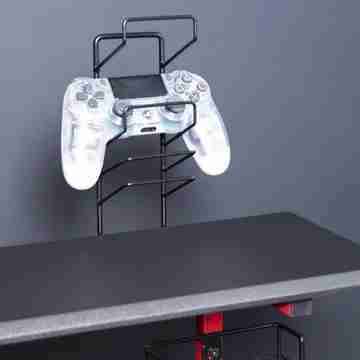 Escritorio gaming rojo y negro - miniatura 4