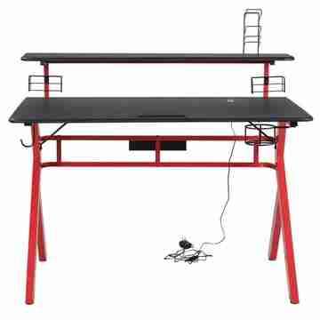 Escritorio gaming rojo y negro - miniatura 5