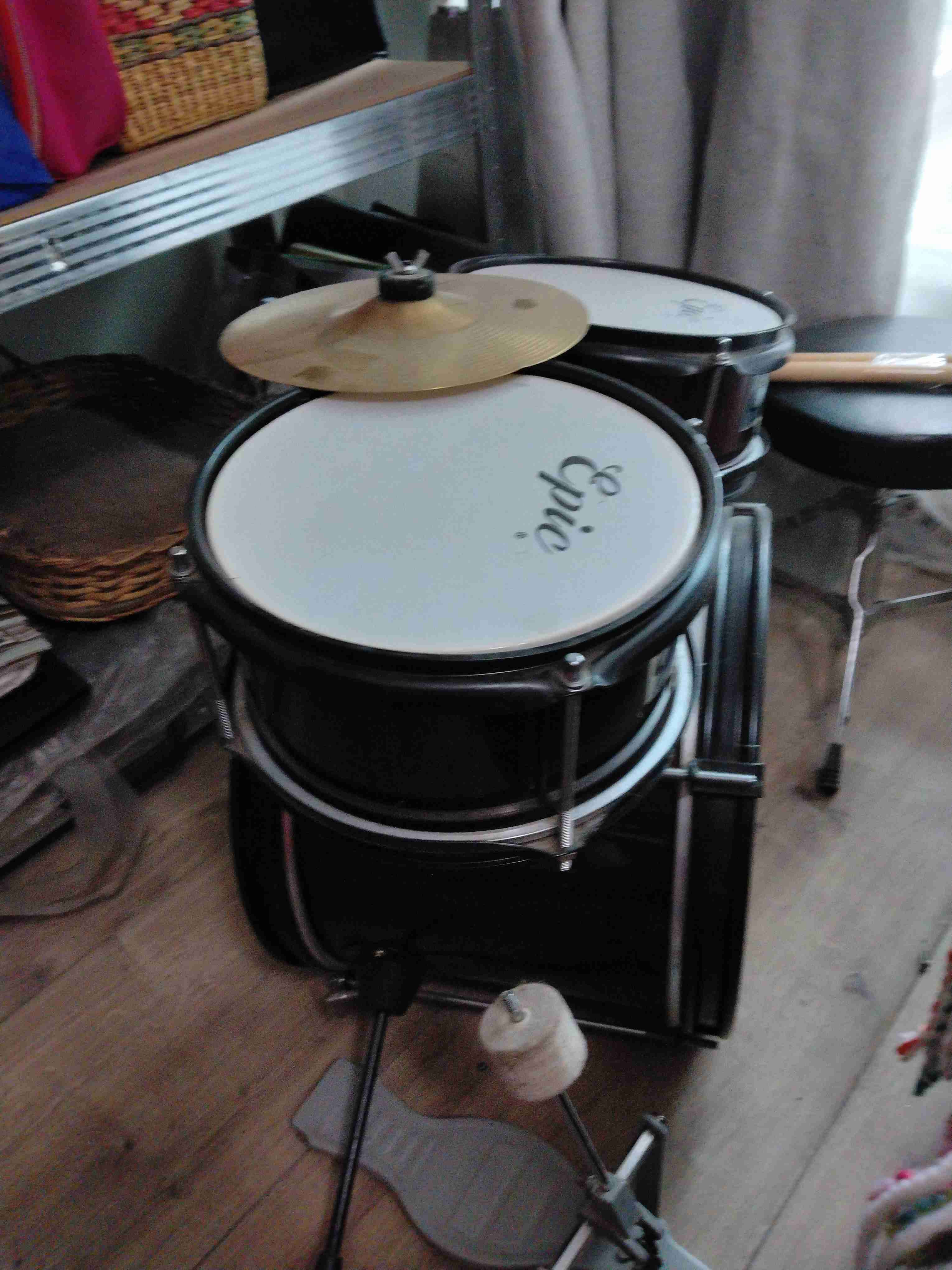 Batería infantil Epic  negra - miniatura 2