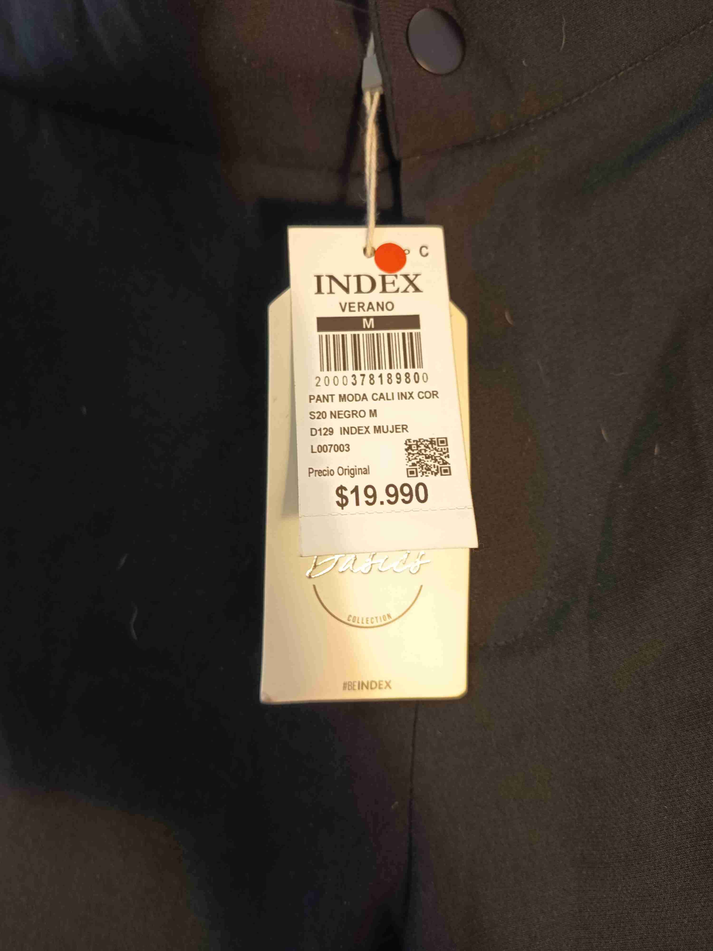 Pantalones de tela cargo negros - miniatura 4