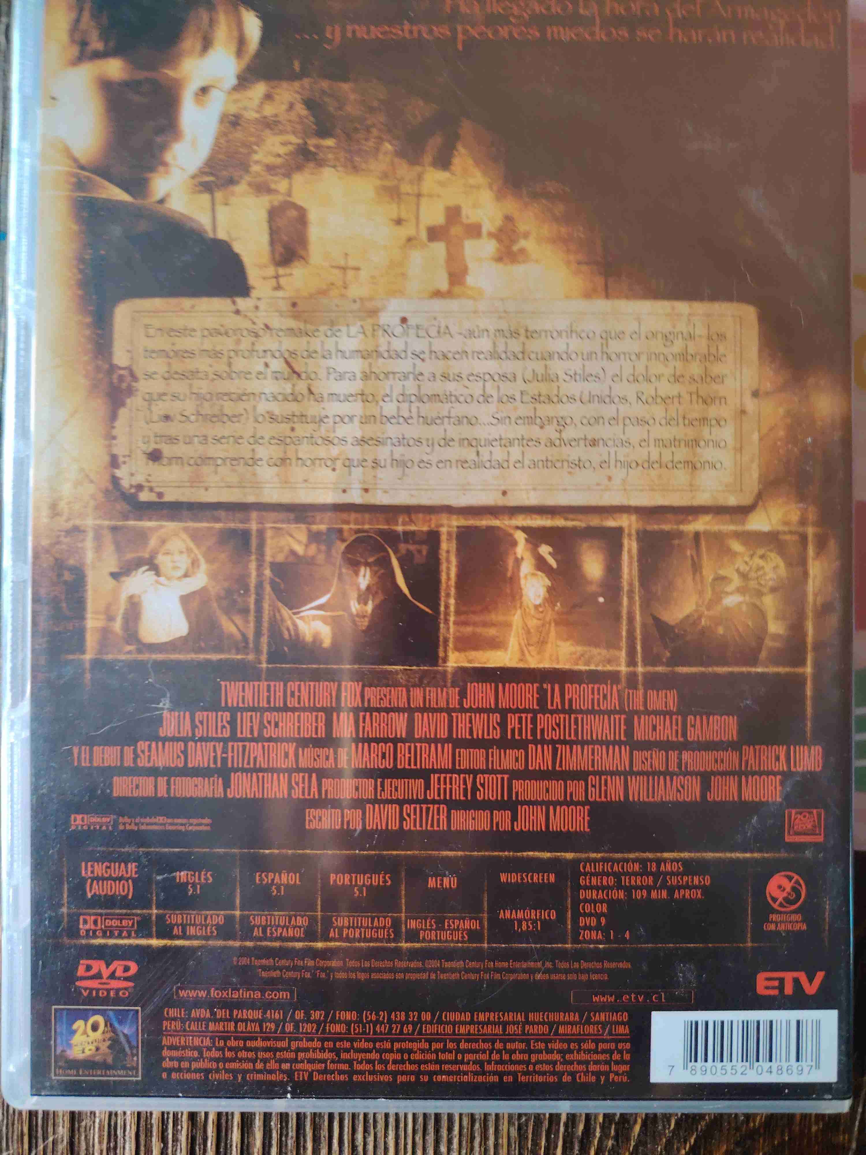 DVD La Profecía (The Omen) - miniatura 2