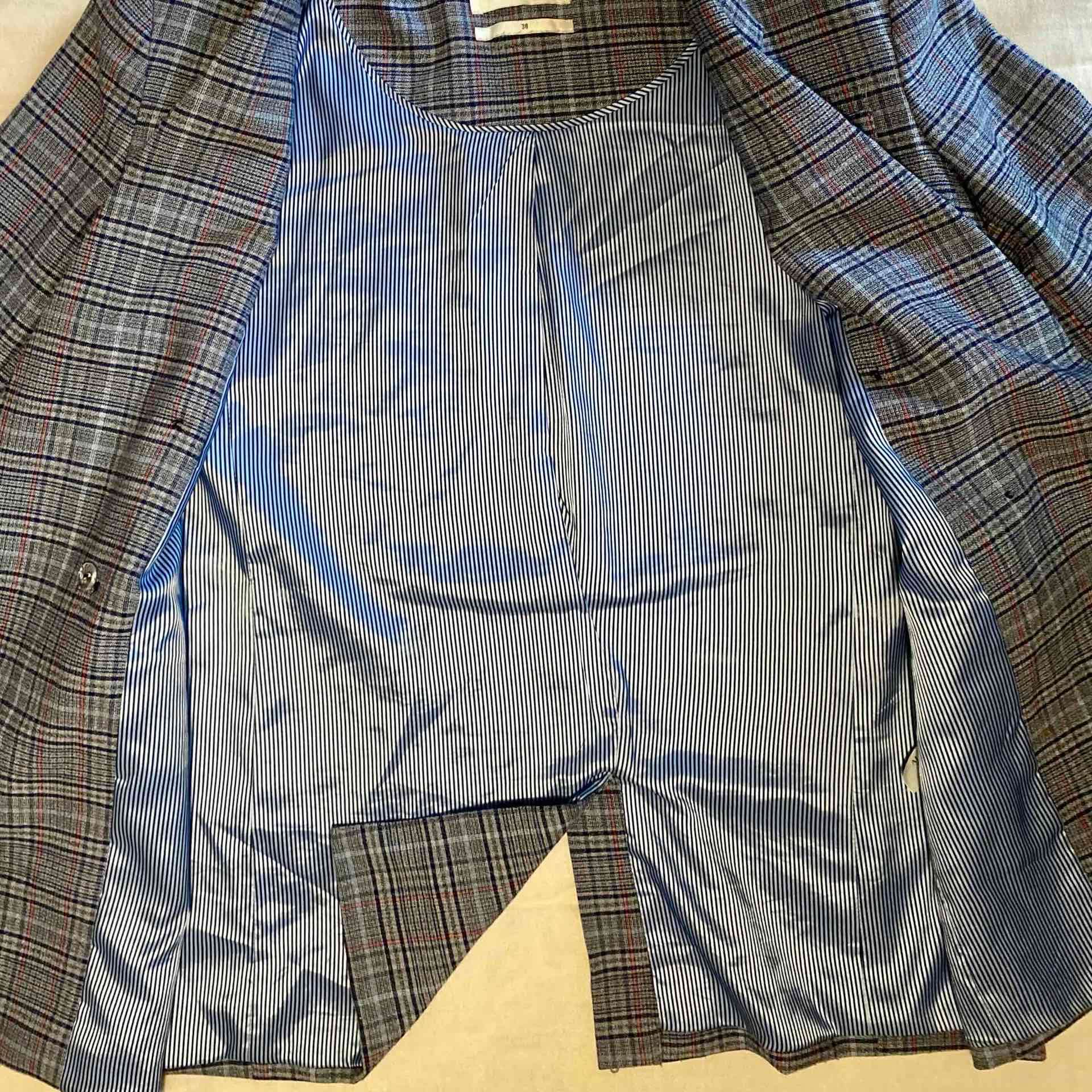 Blazer a cuadros doble botonadura - Alaniz - miniatura 4