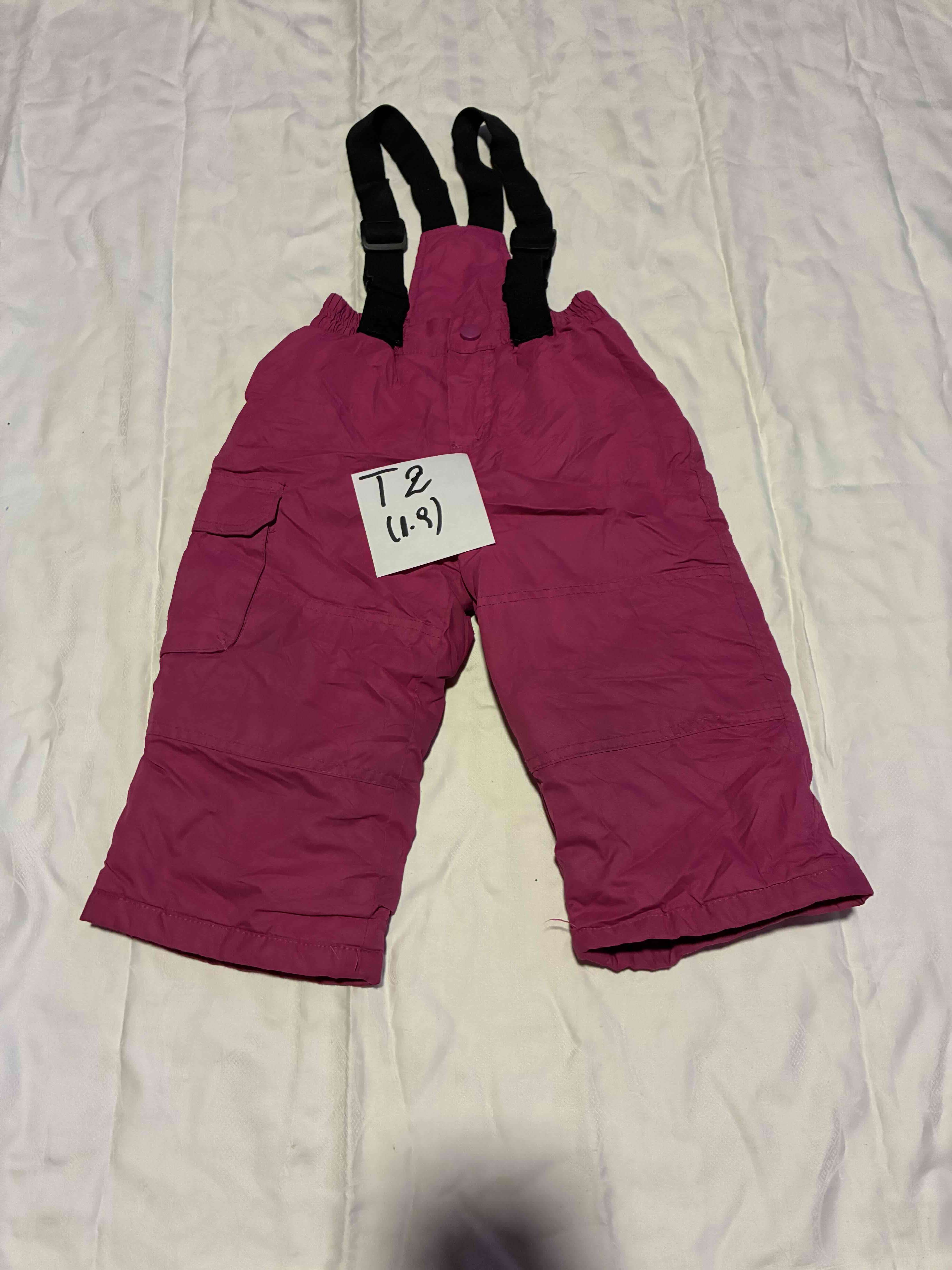 Pantalones de nieve rosados T2 - 1