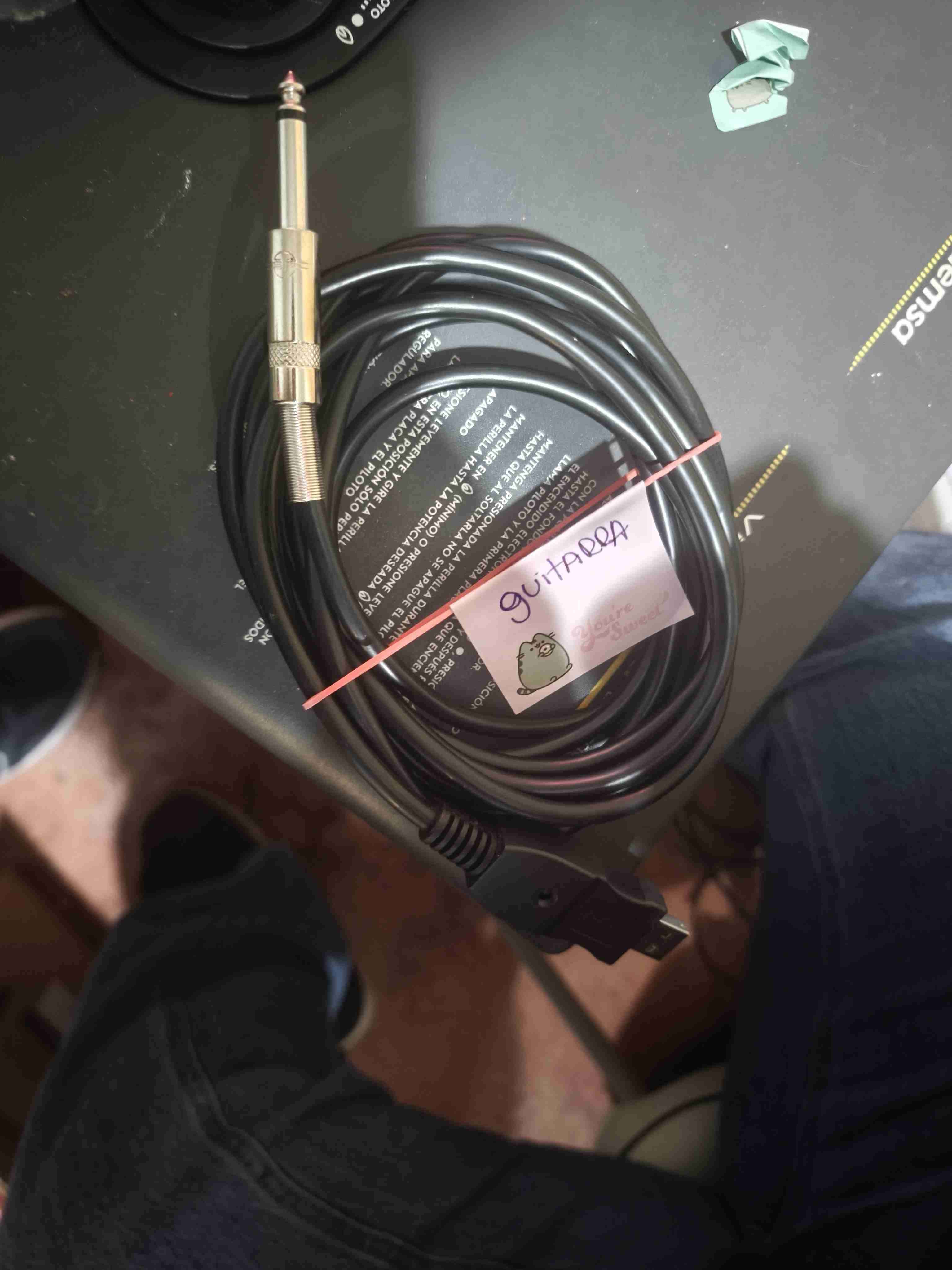 Cable de guitarra USB largo