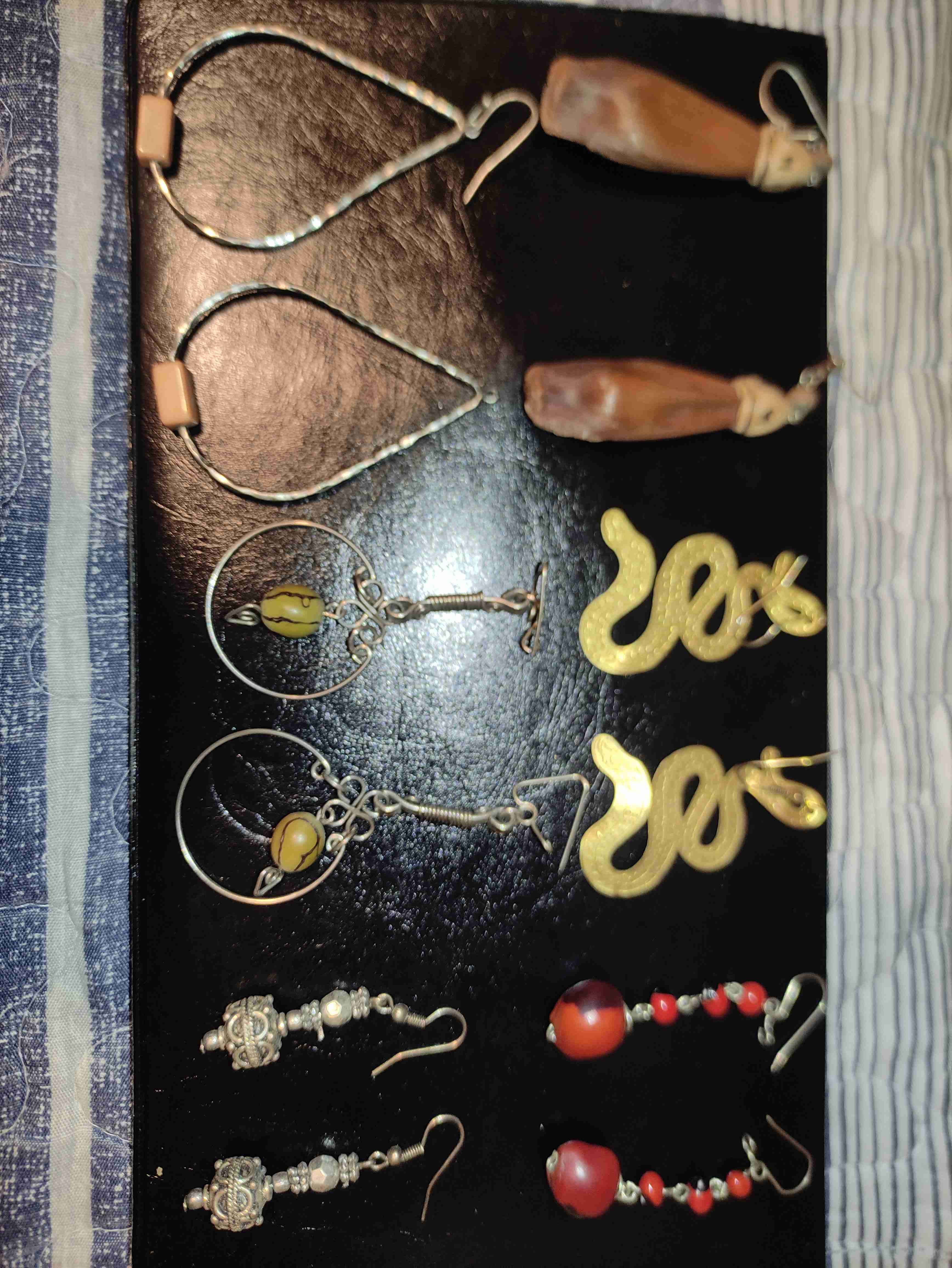 Lote de aros vintage varios estilos - miniatura 2