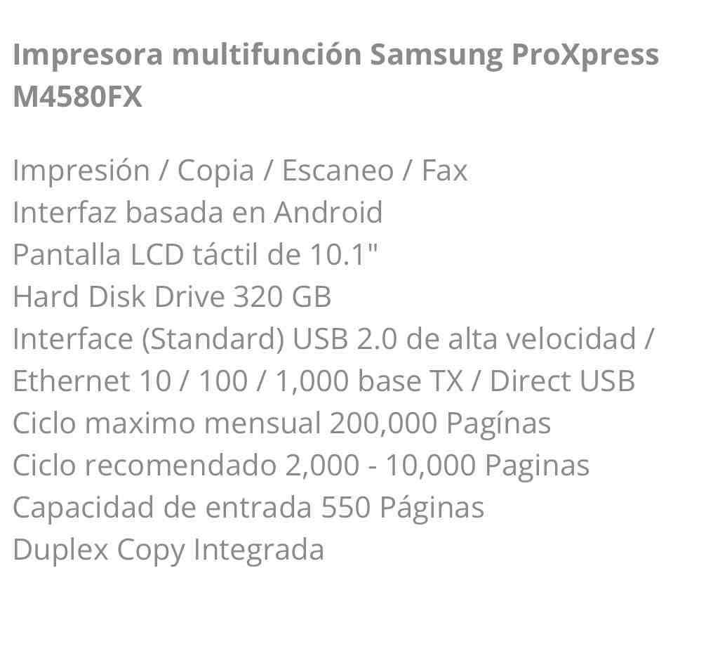 Impresora multifuncional Samsung - miniatura 2