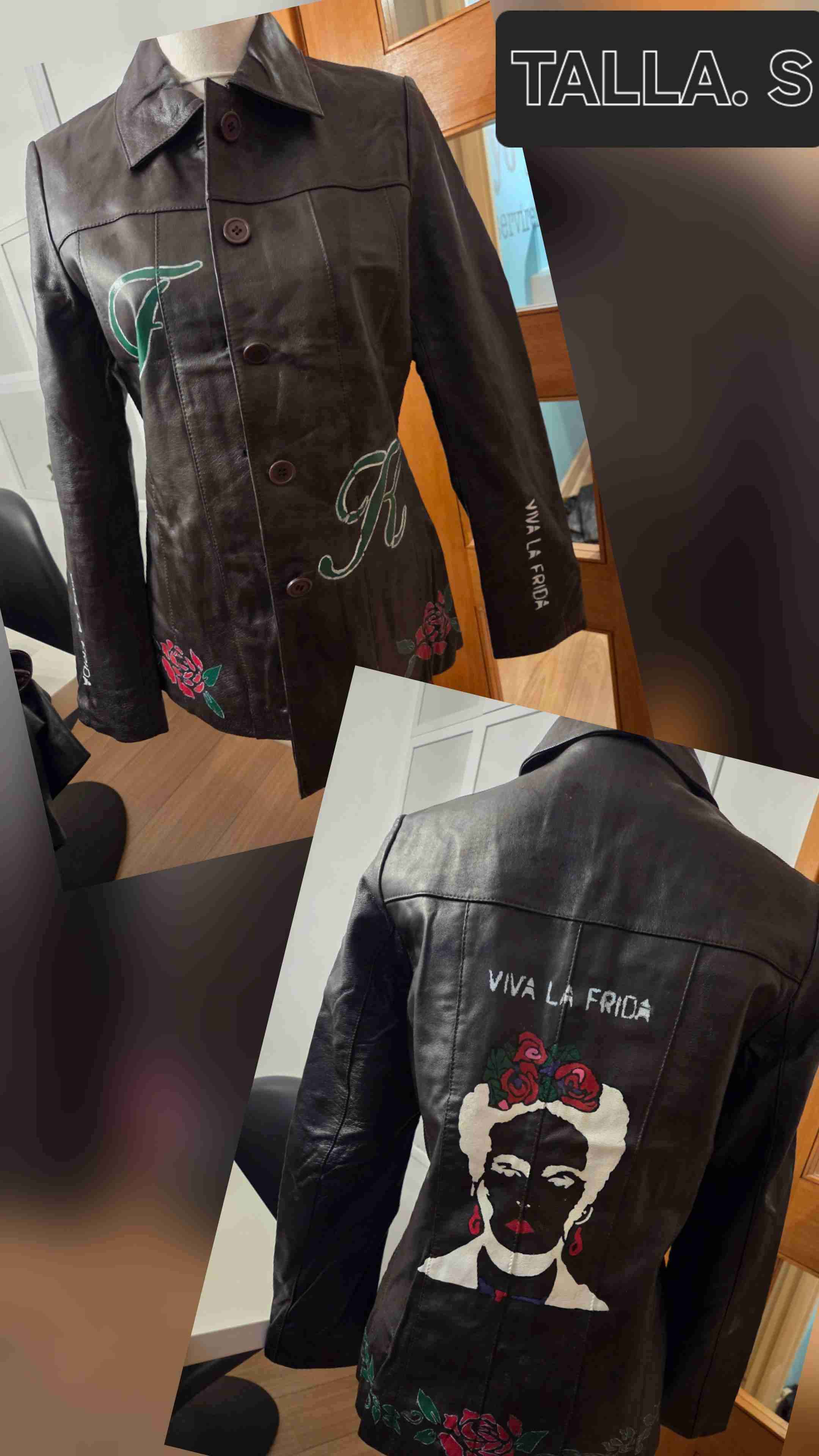 Chaqueta de cuero estampada - 2