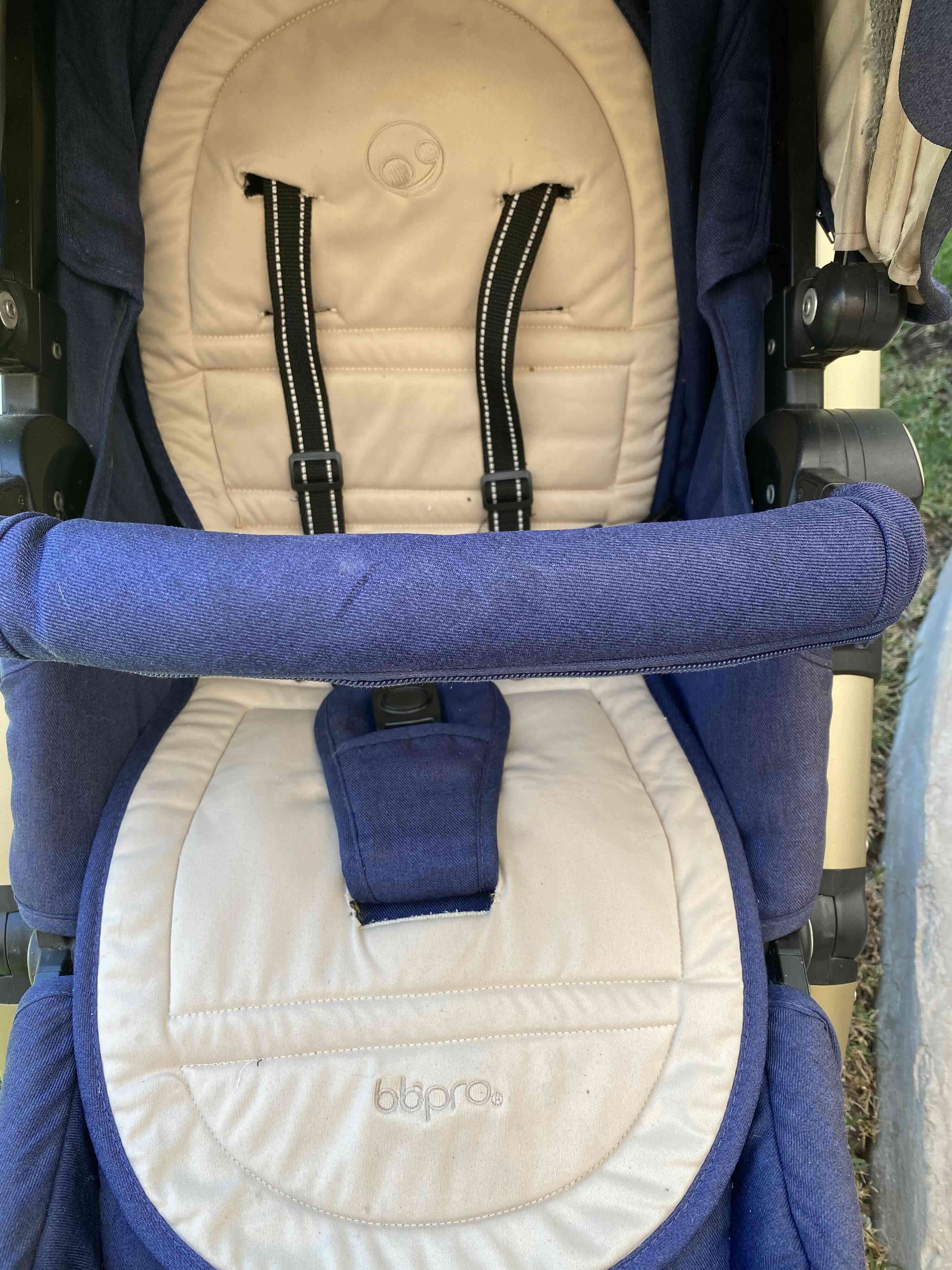 Coche de bebé azul - miniatura 6