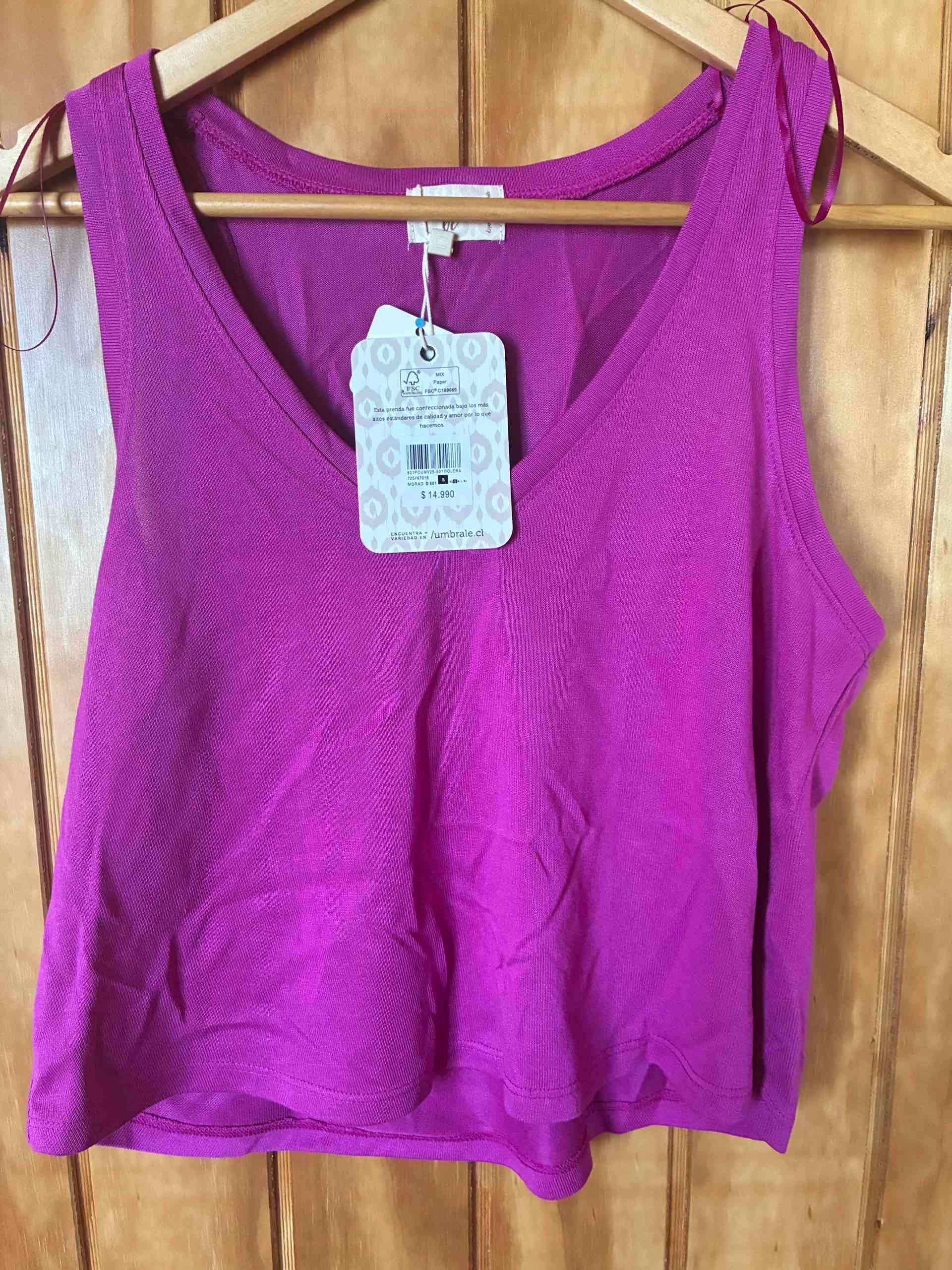 Polera mujer umbrale talla S nueva - miniatura 1