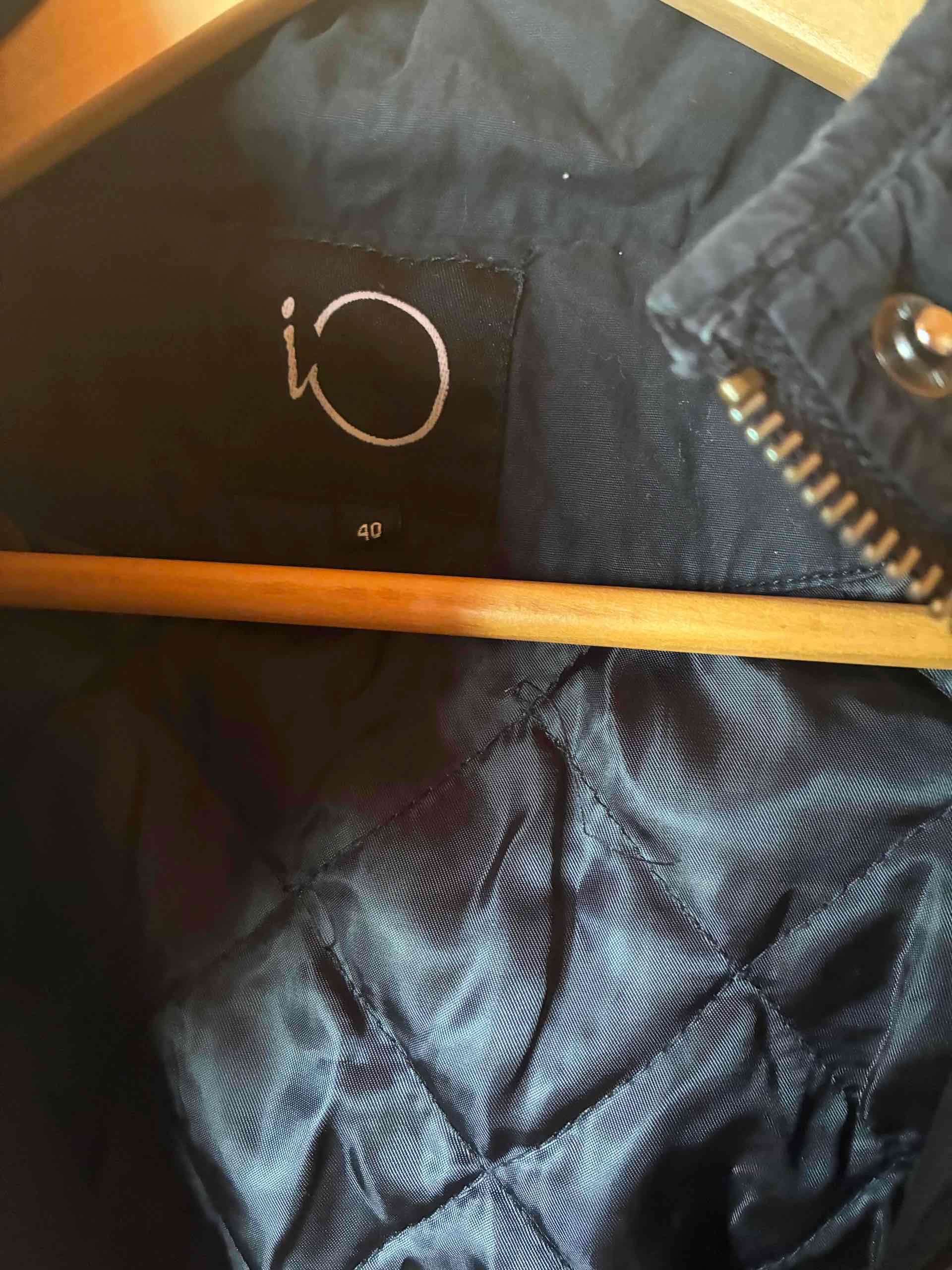 Parka negra de invierno mujer talla 40 - miniatura 2