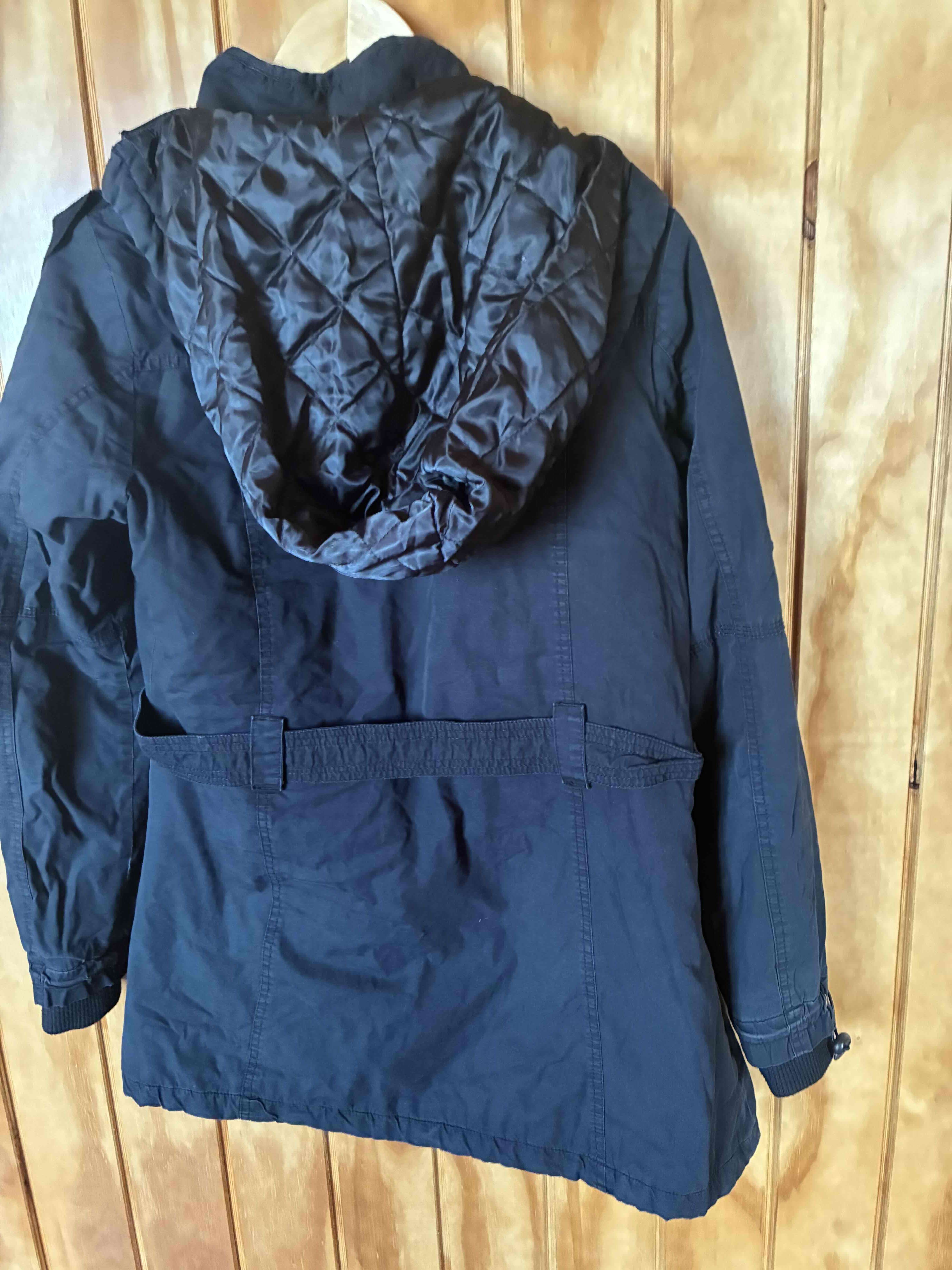 Parka negra de invierno mujer talla 40 - miniatura 5