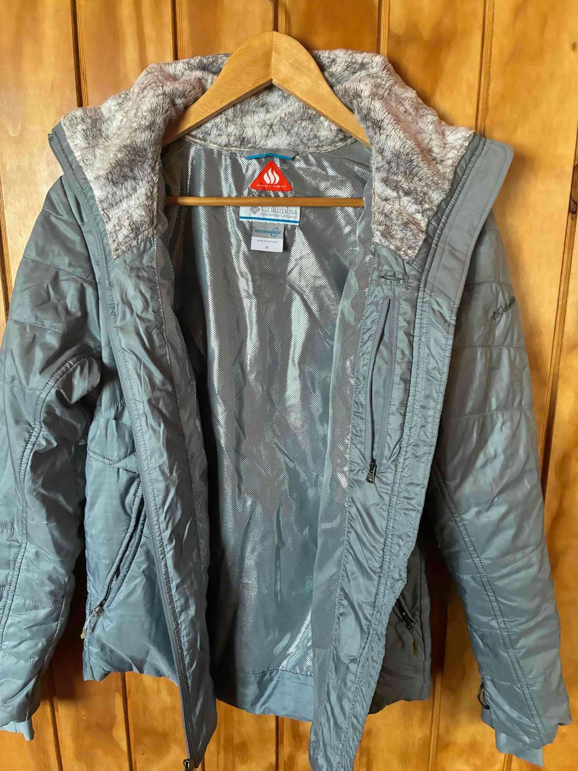 Chaqueta Columbia Omni-Heat gris talla M - miniatura 2