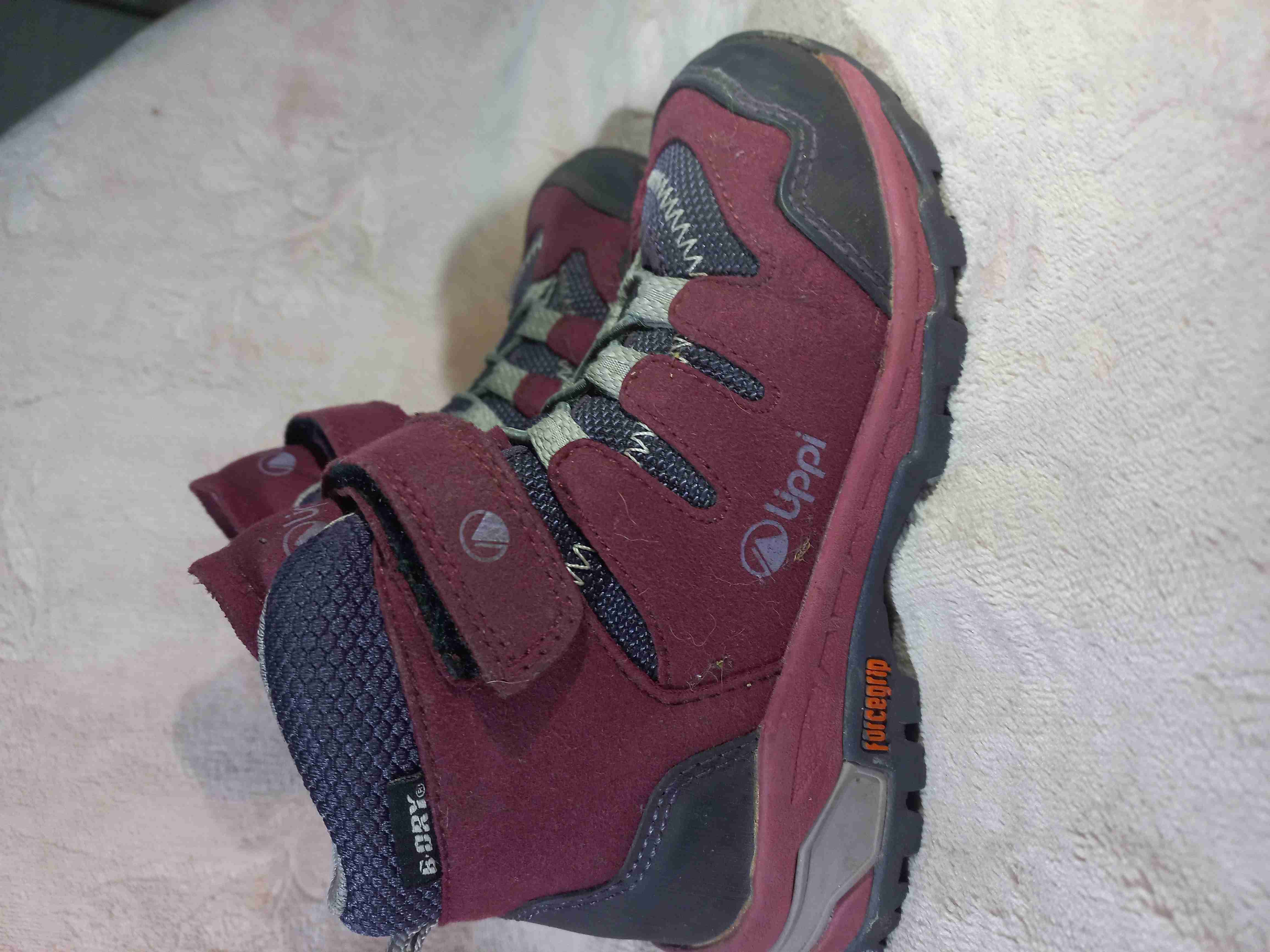 Botines infantiles lippi burdeos niños - miniatura 1