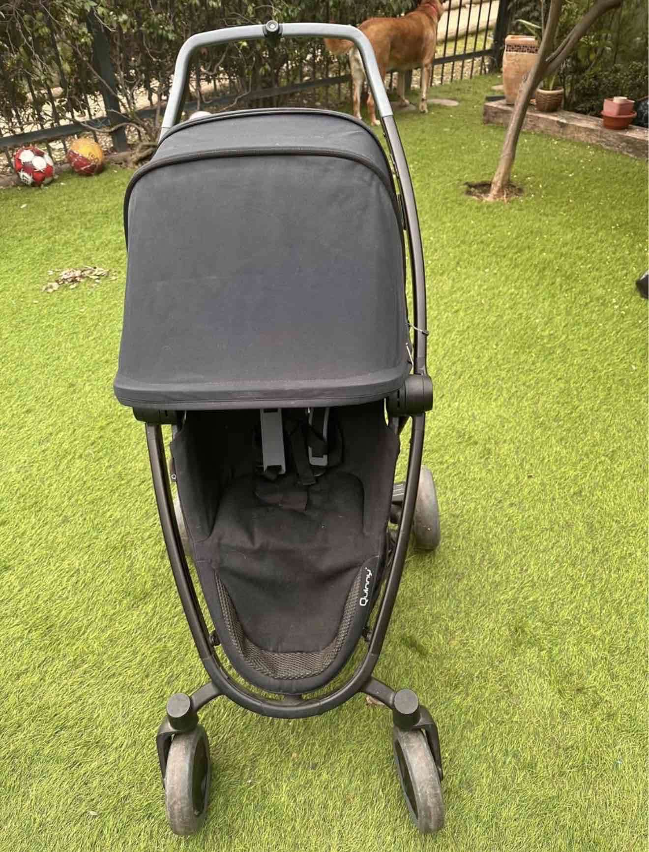 Coche de bebé negro Quinny - miniatura 3