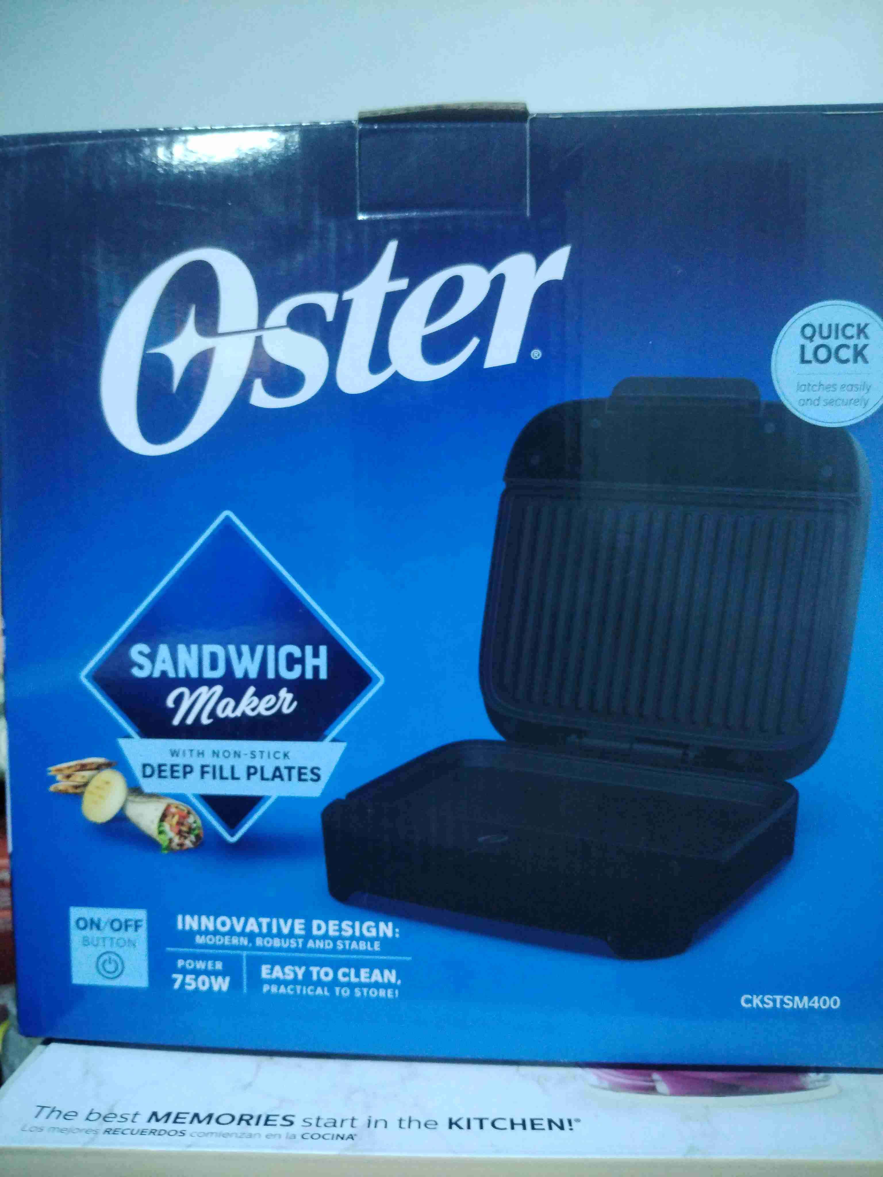 Sandwichera Oster antiadherente