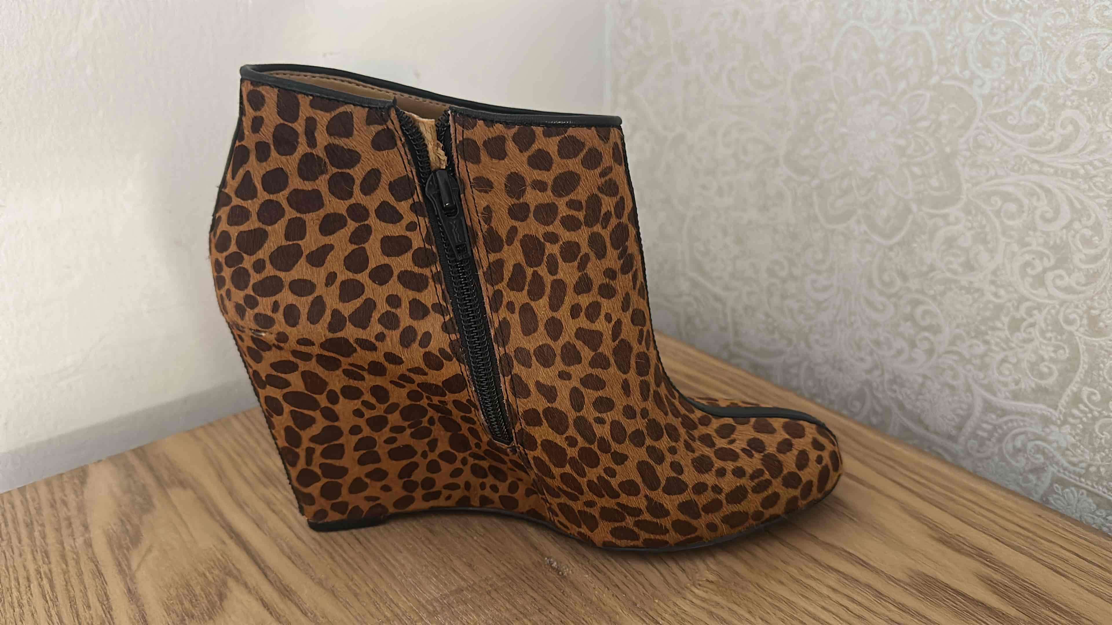 Botines animal print - miniatura 1