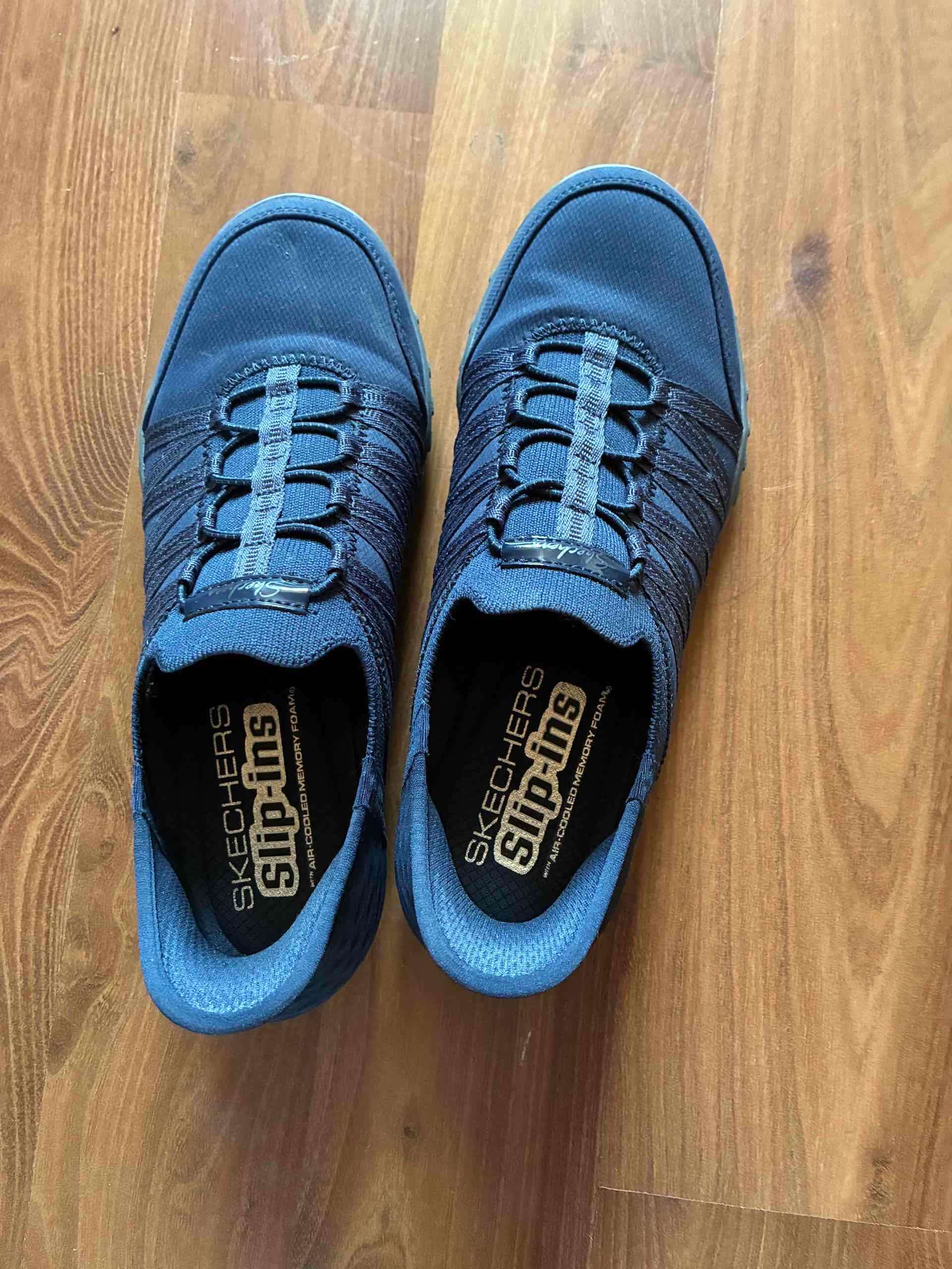 Zapatillas azules Skechers Slip-Ins talla 37.5 - miniatura 1