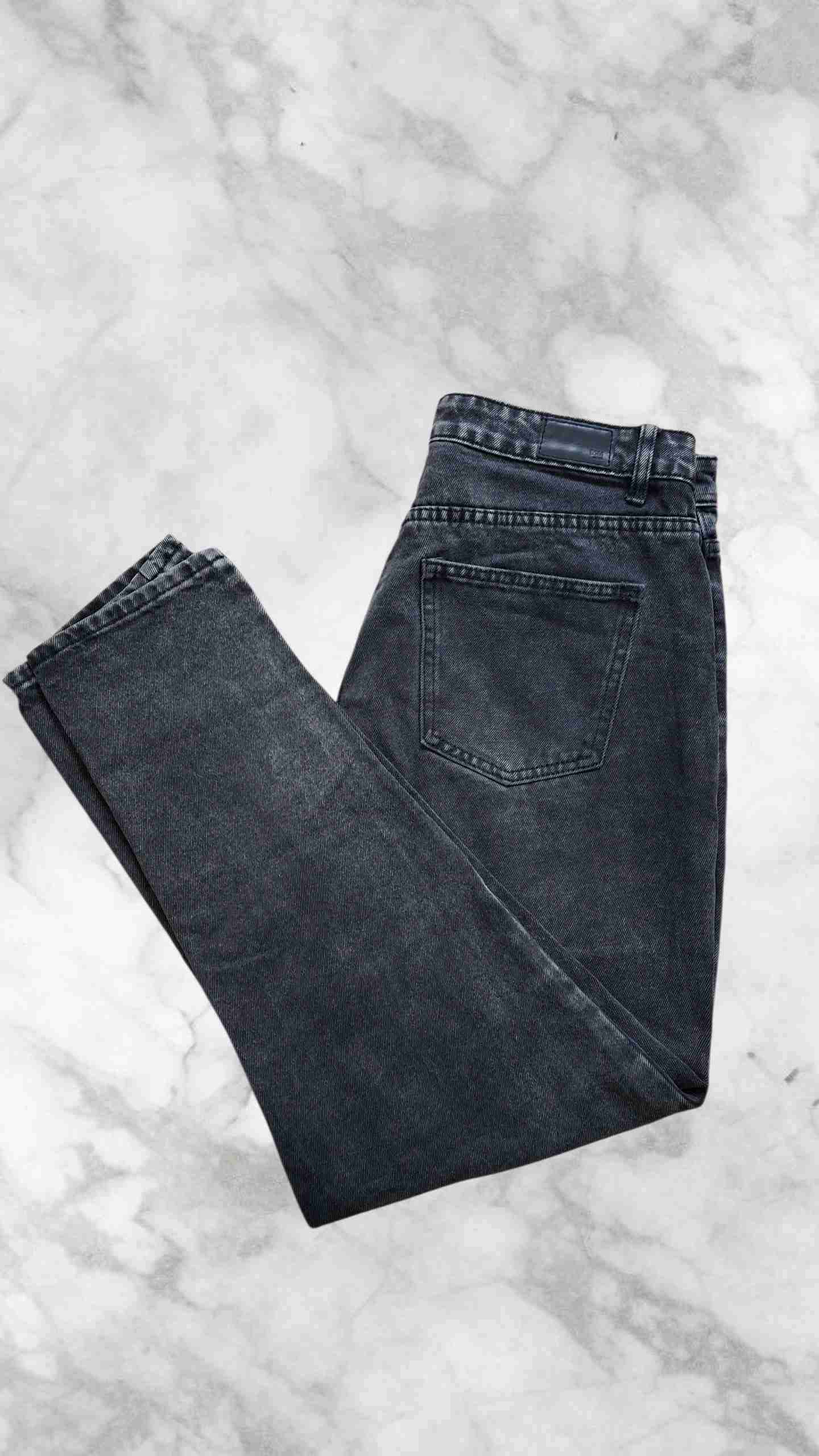 Jeans negros rectos - miniatura 2