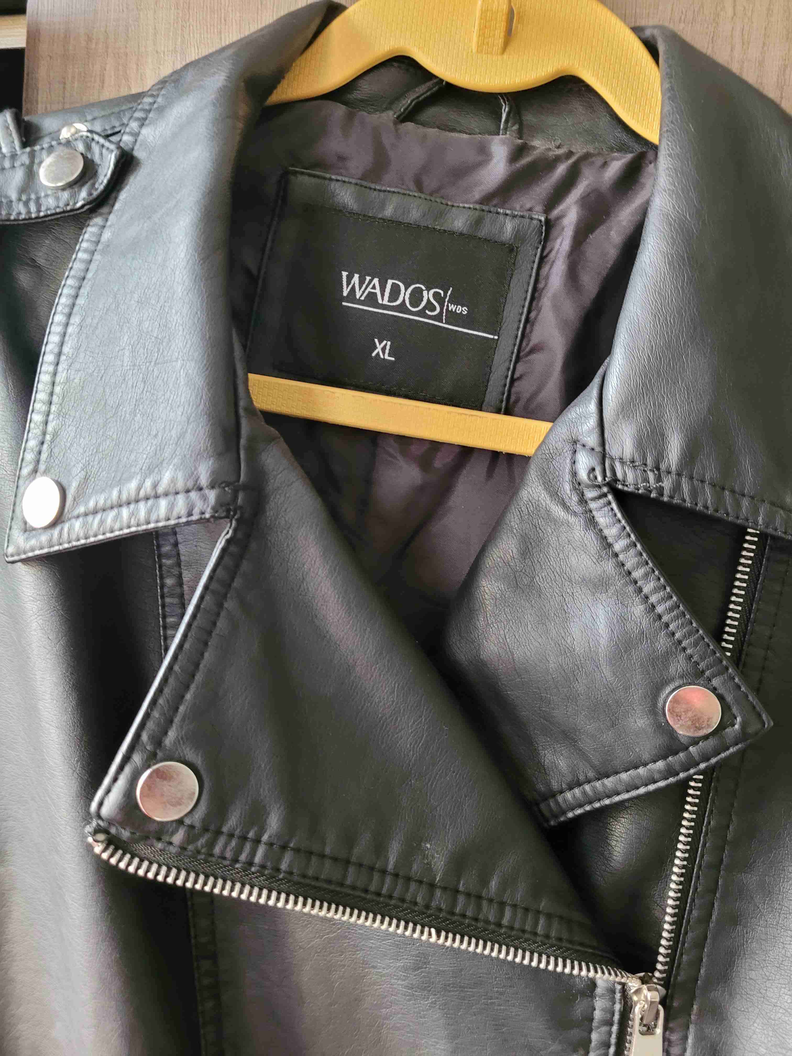 Chaqueta negra cuero Wados mujer - miniatura 2