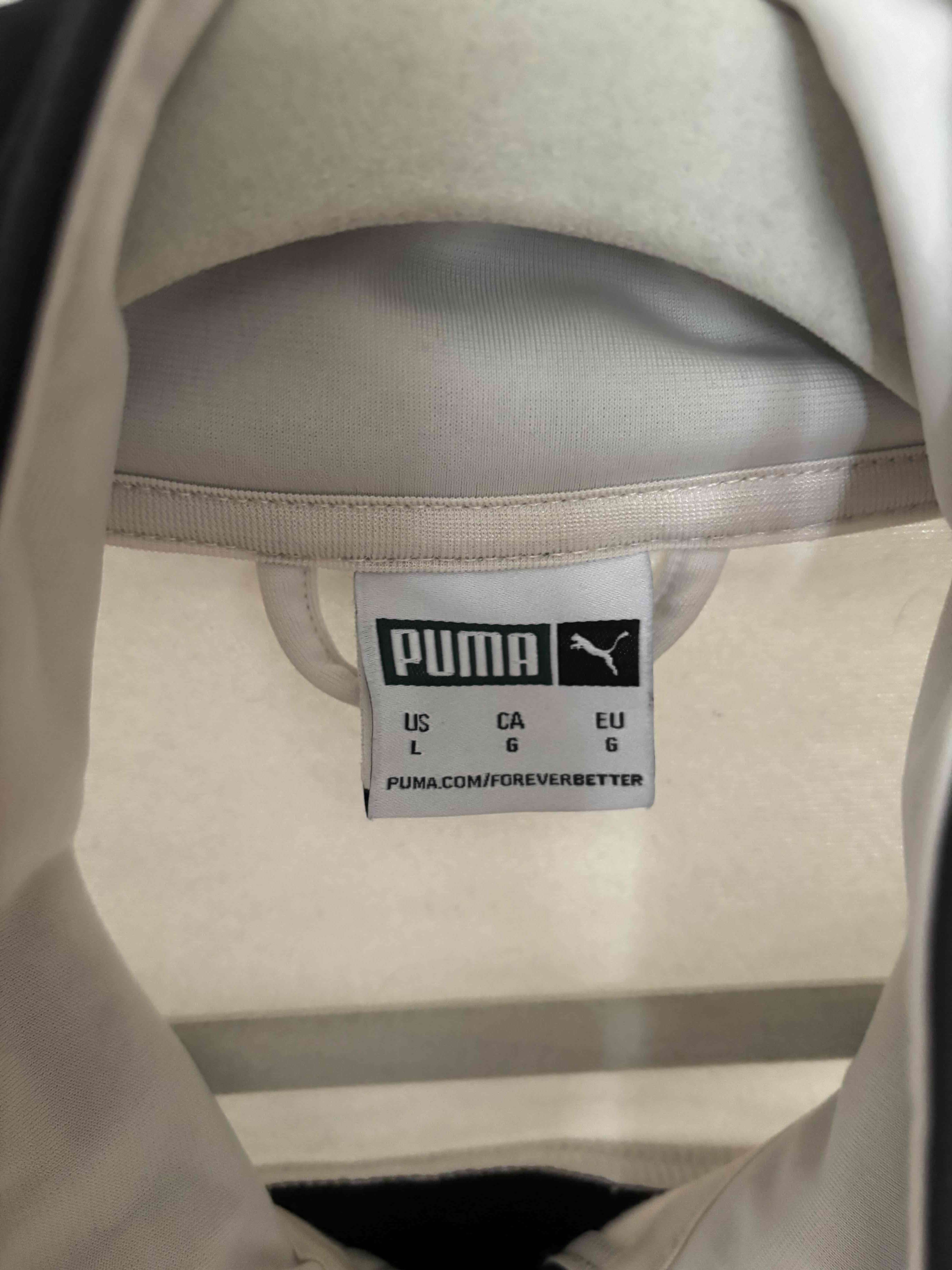 Chaqueta deportiva Puma blanca y negra - miniatura 2
