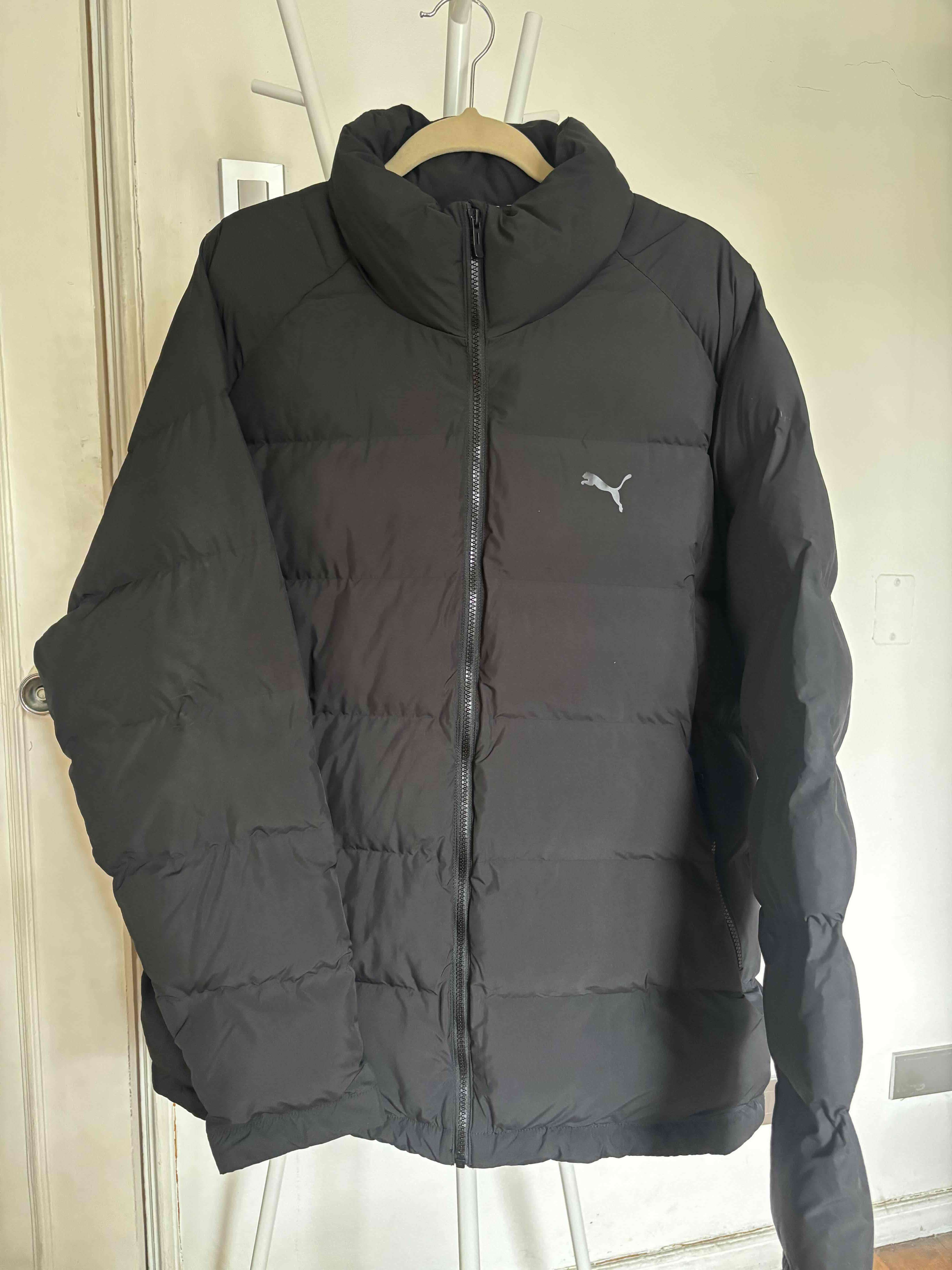 Parka negra acolchada Puma - 1