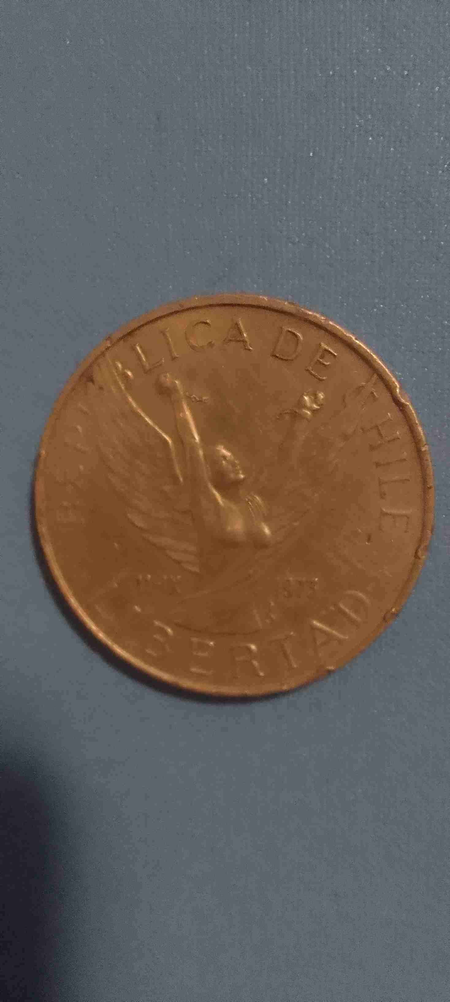 Moneda Chile 10 pesos 1980 - miniatura 2