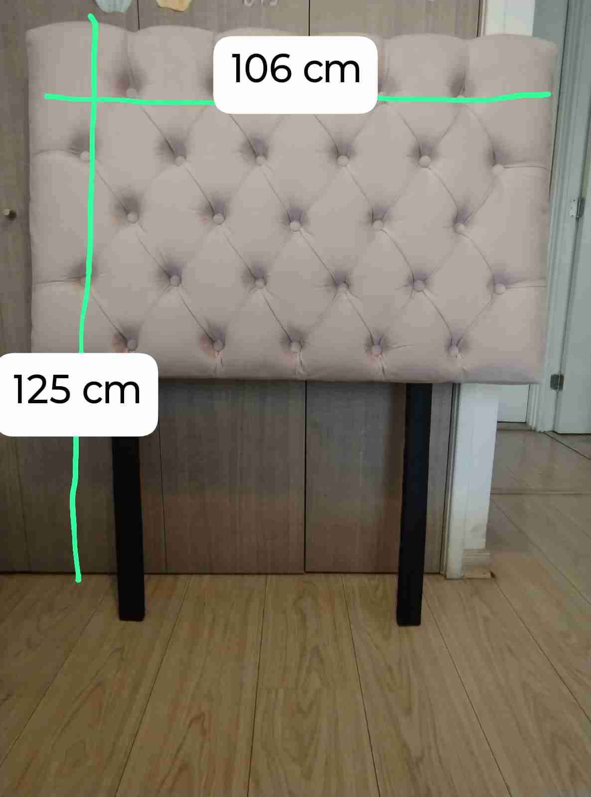 Respaldo cama plaza 1,5 para niña - miniatura 1