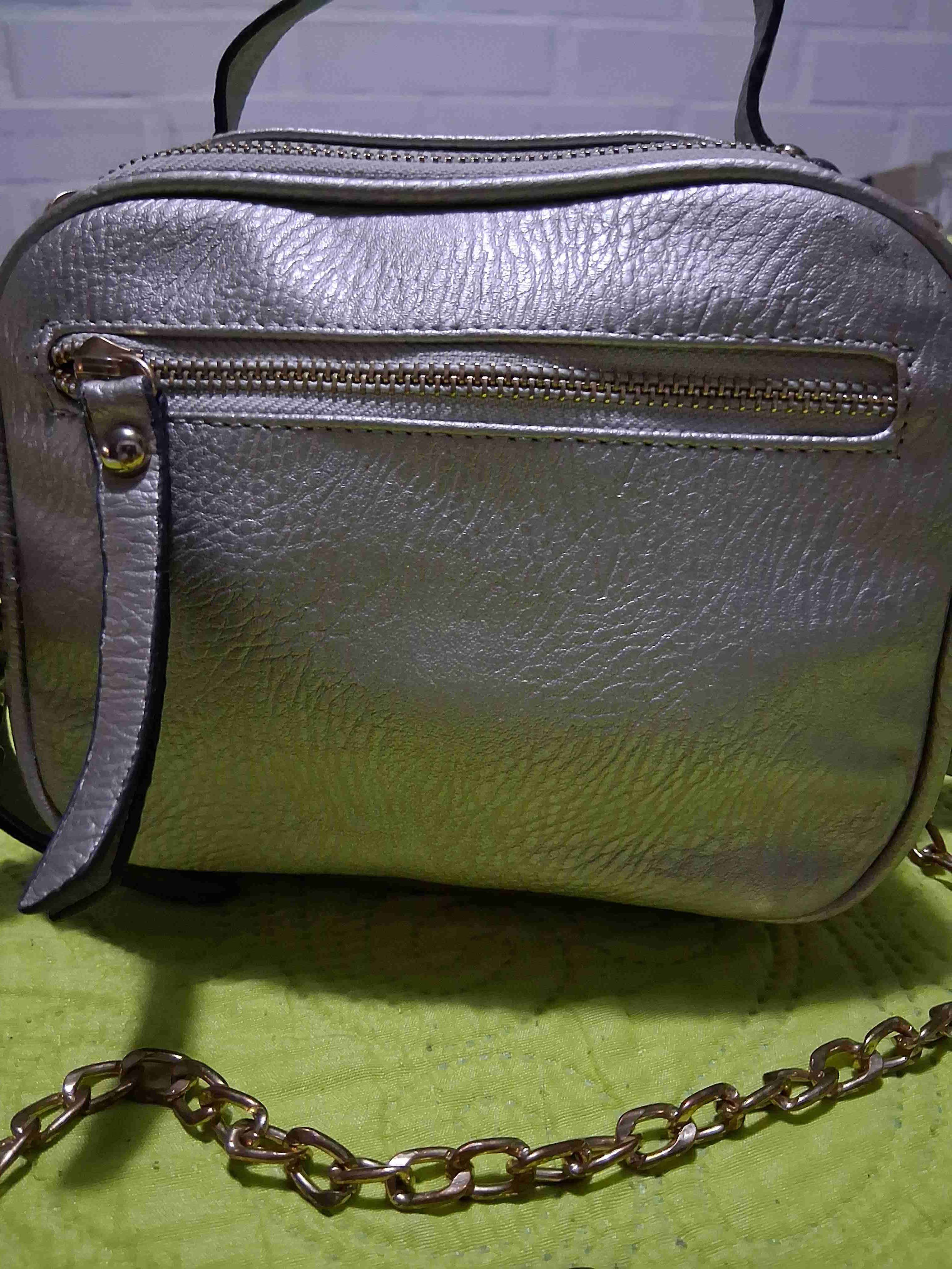 Cartera Ziol & Zaky plateada con diseño trenzado - 4