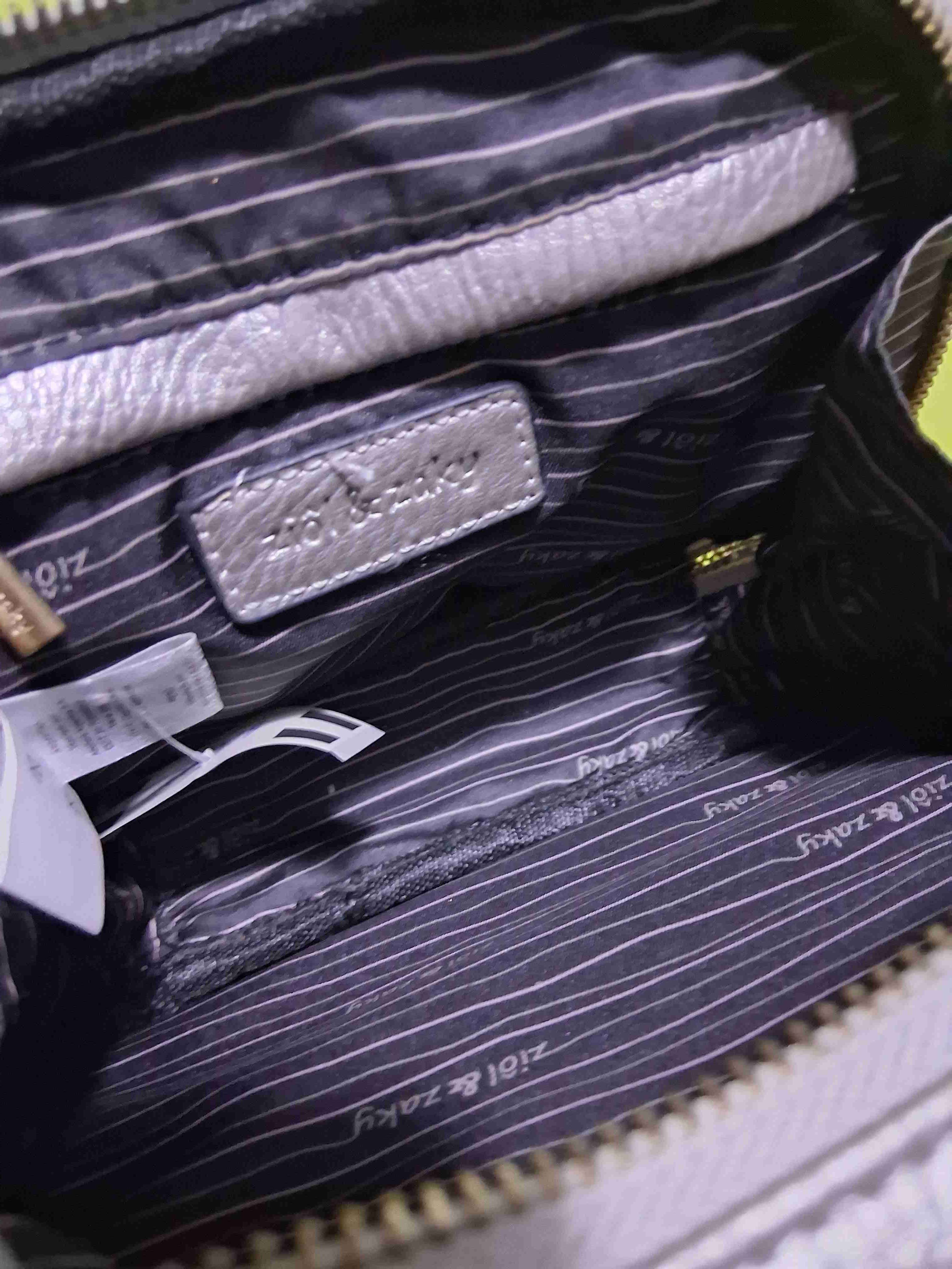 Cartera Ziol & Zaky plateada con diseño trenzado - 5