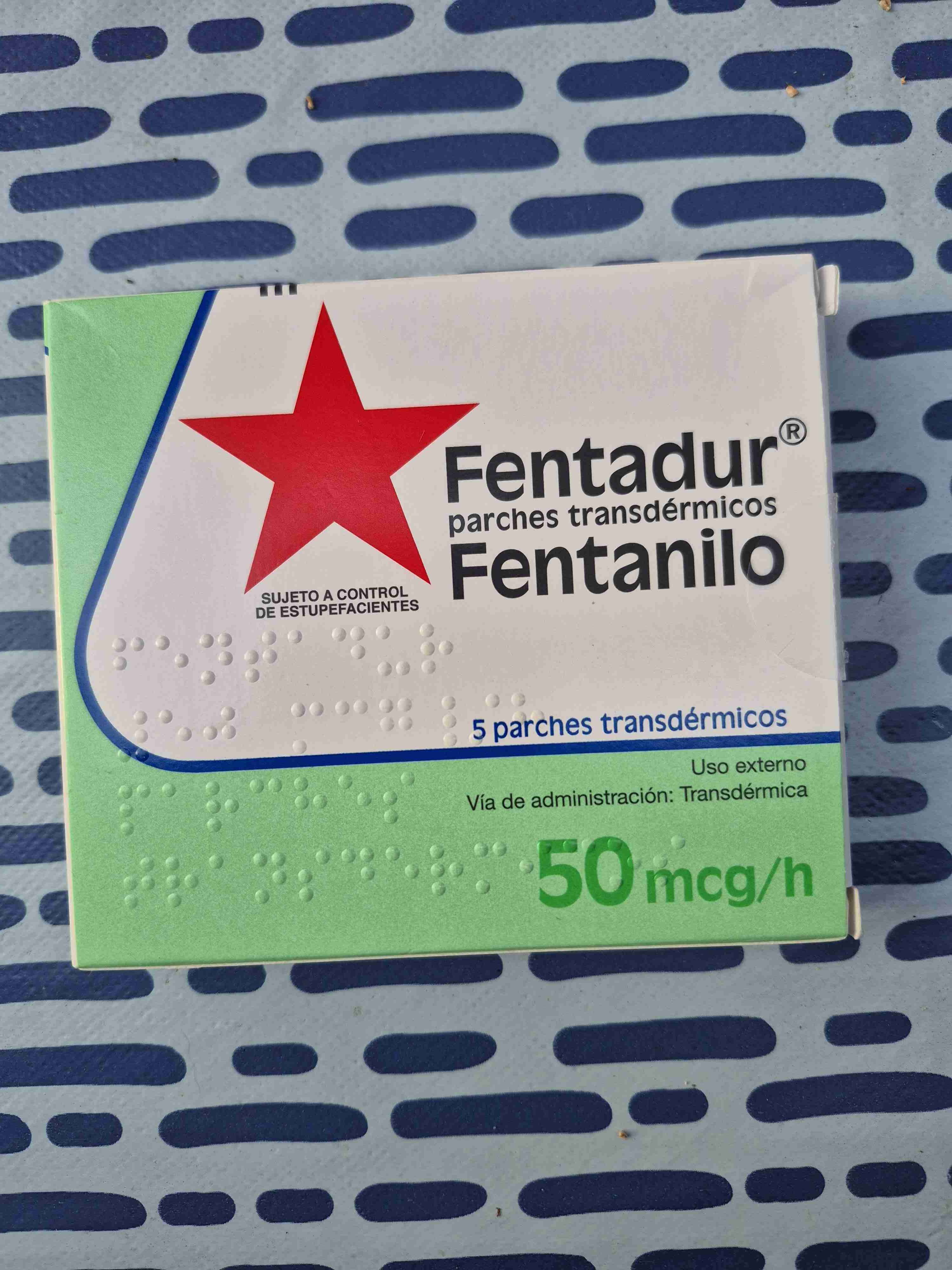 Parche transdérmico Fentadur 50mcg/h - miniatura 1