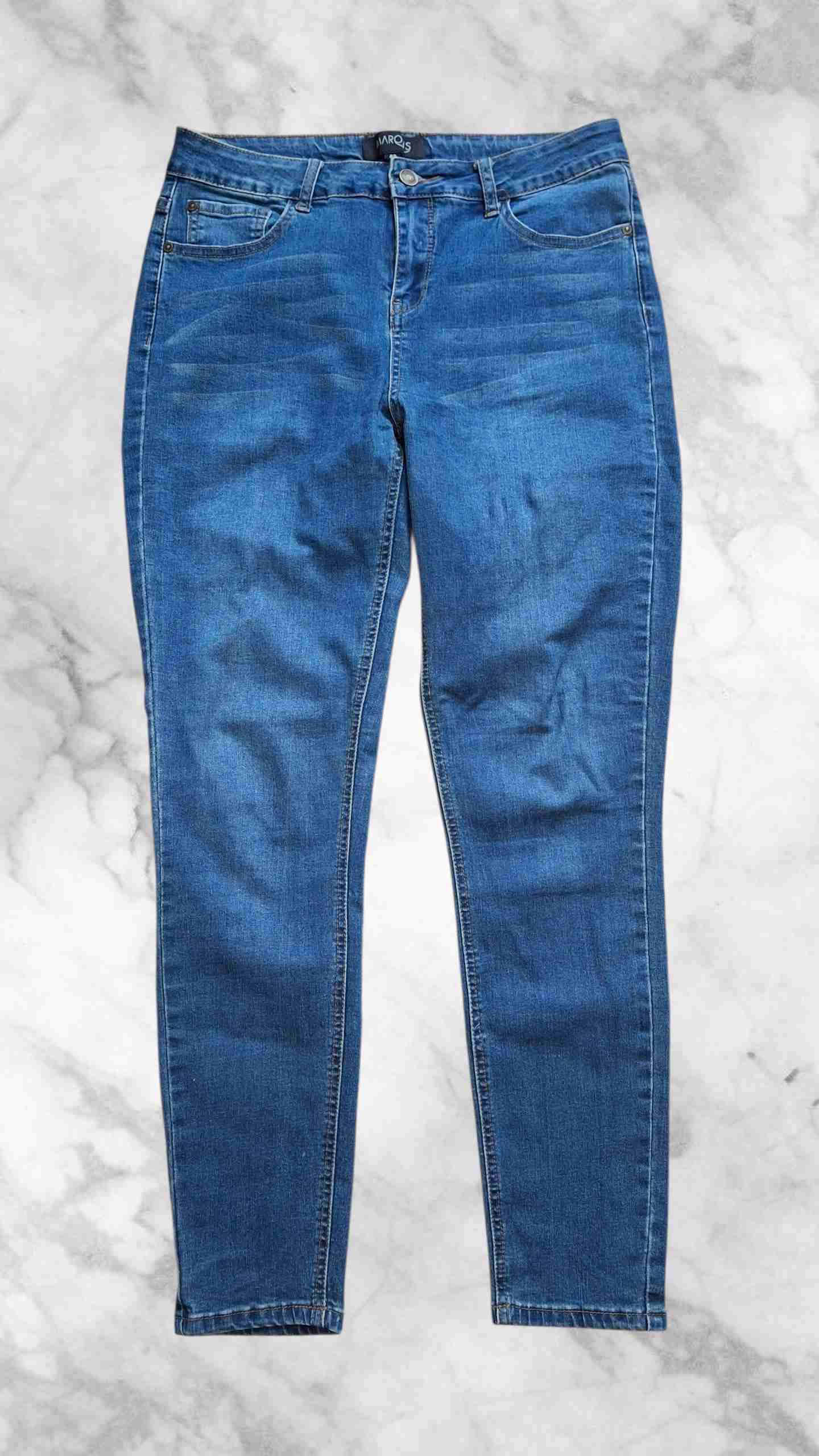 Jeans azules pitillo - miniatura 1